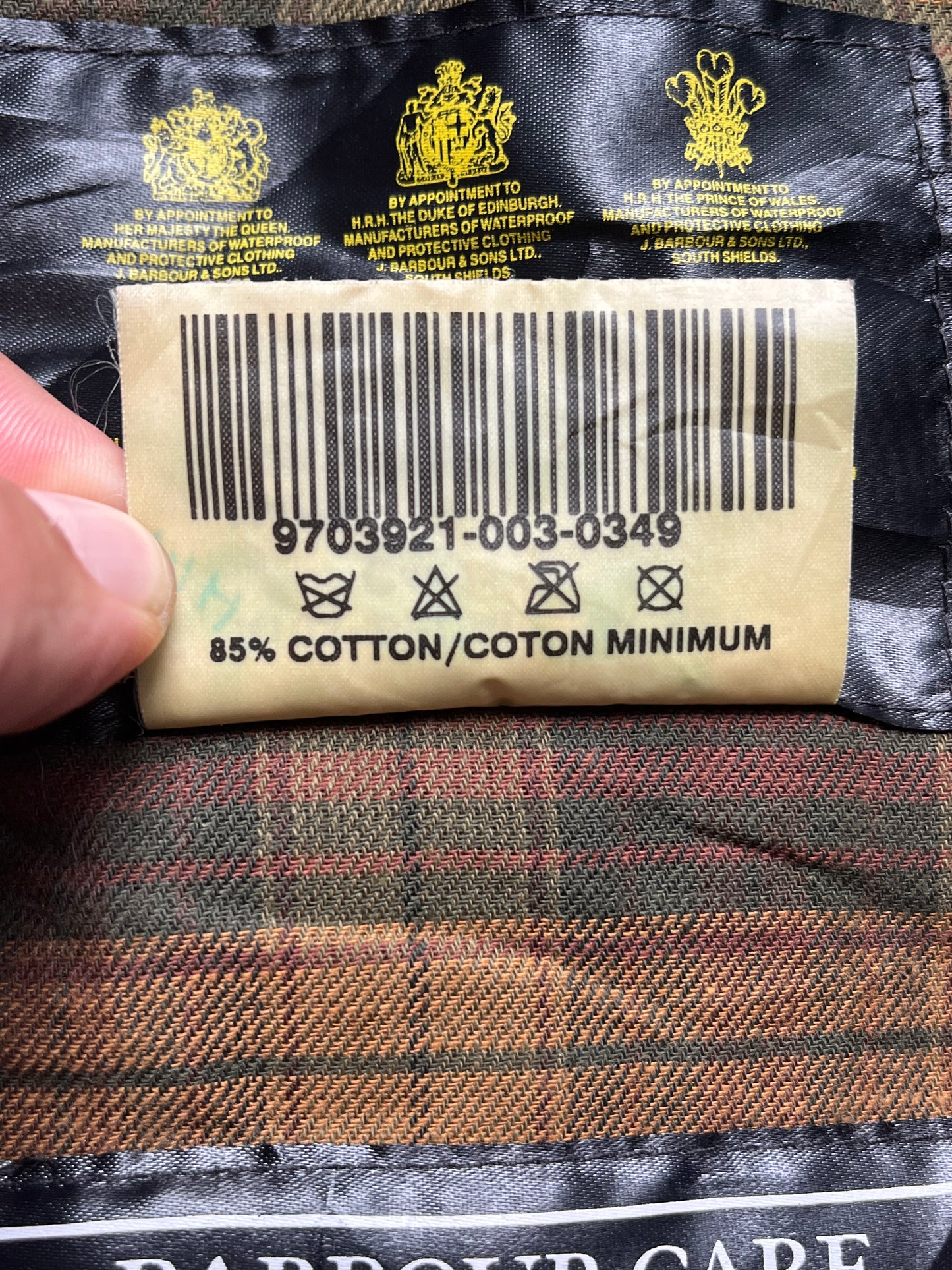 Barbour Bedale Jacket Brown – C44 (112cm) – 1997