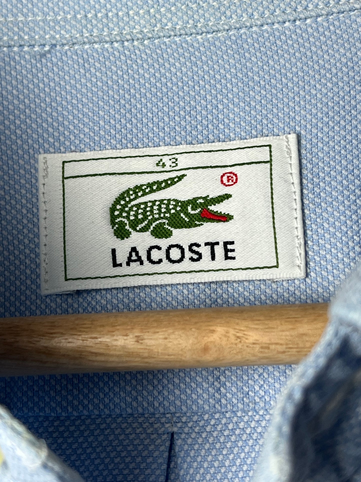 Lacoste Classic Fit Vintage Shirt – Light Blue