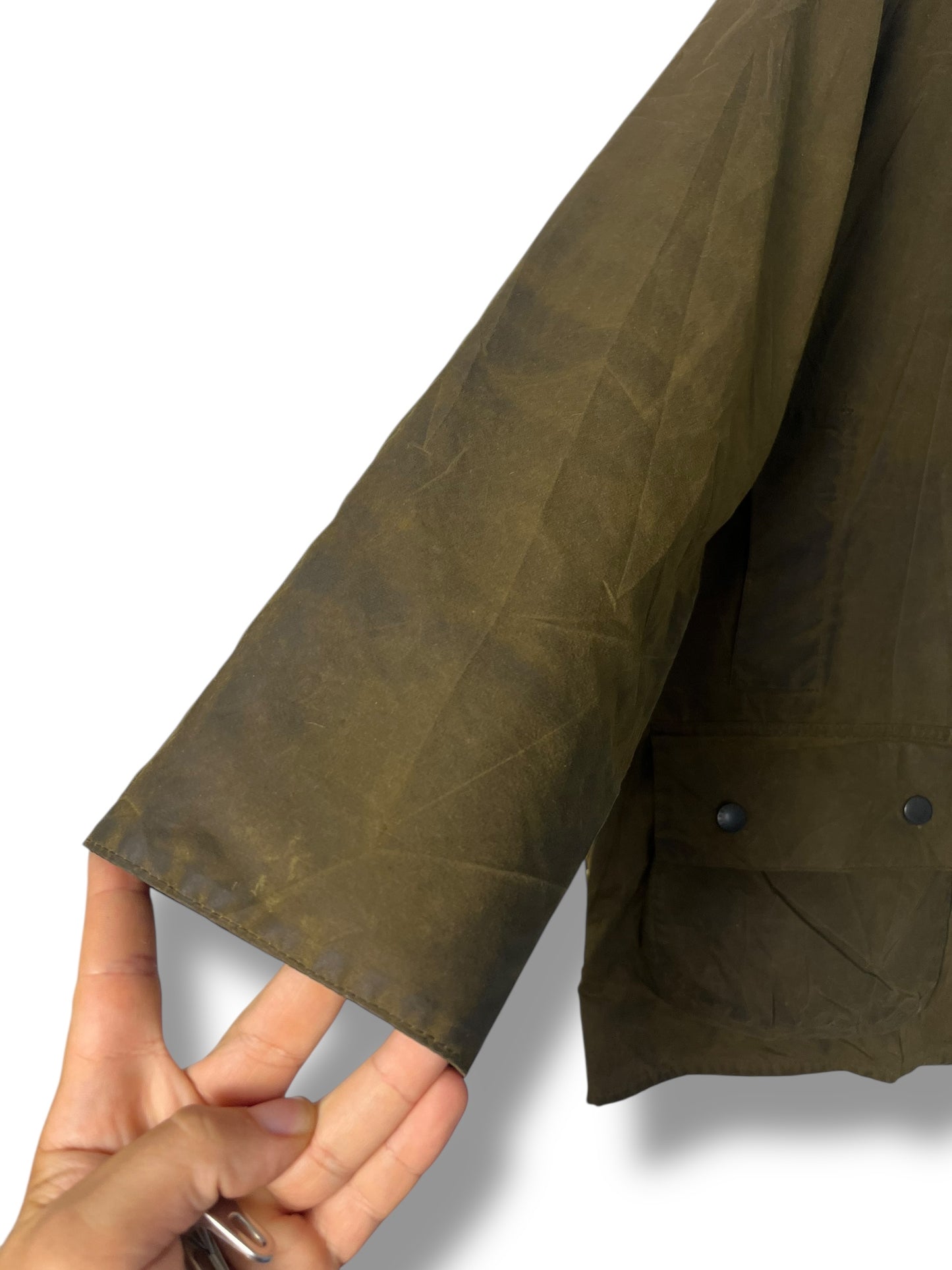 Barbour Beaufort C46 Vintage Waxed Jacket – Olive (2000)