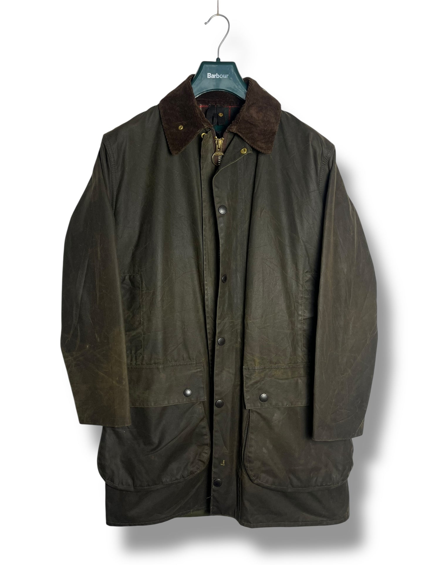 Barbour Northumbria C38 M Sage Green 1987 Wool Lined