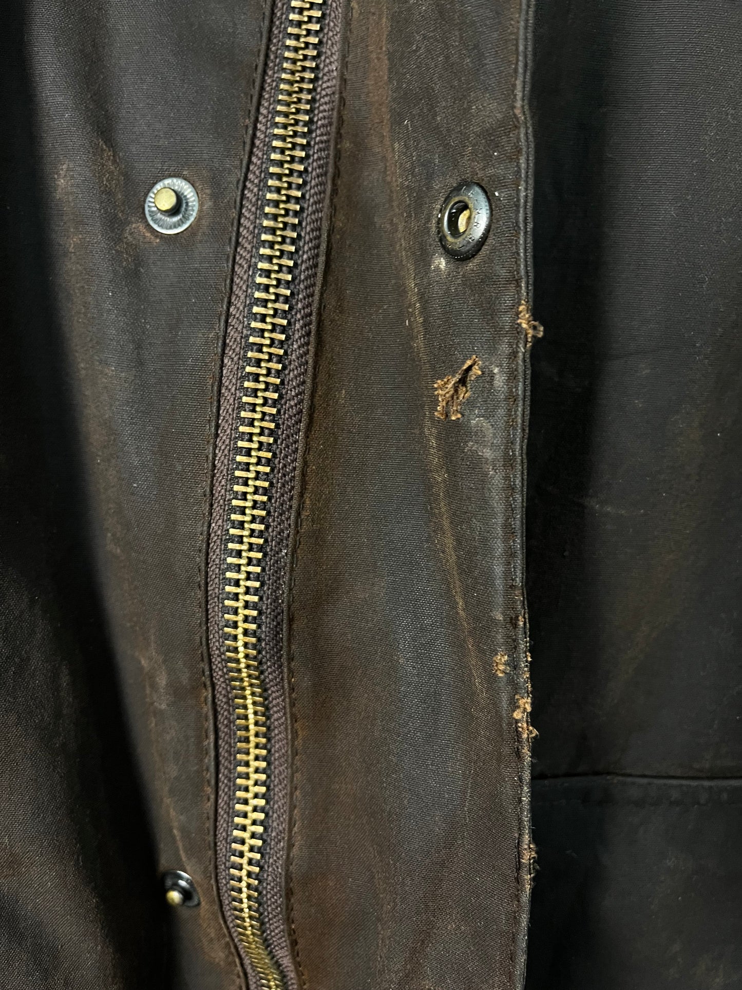 Barbour Bushman Wax Jacket – Dark Brown XXL 2000’s