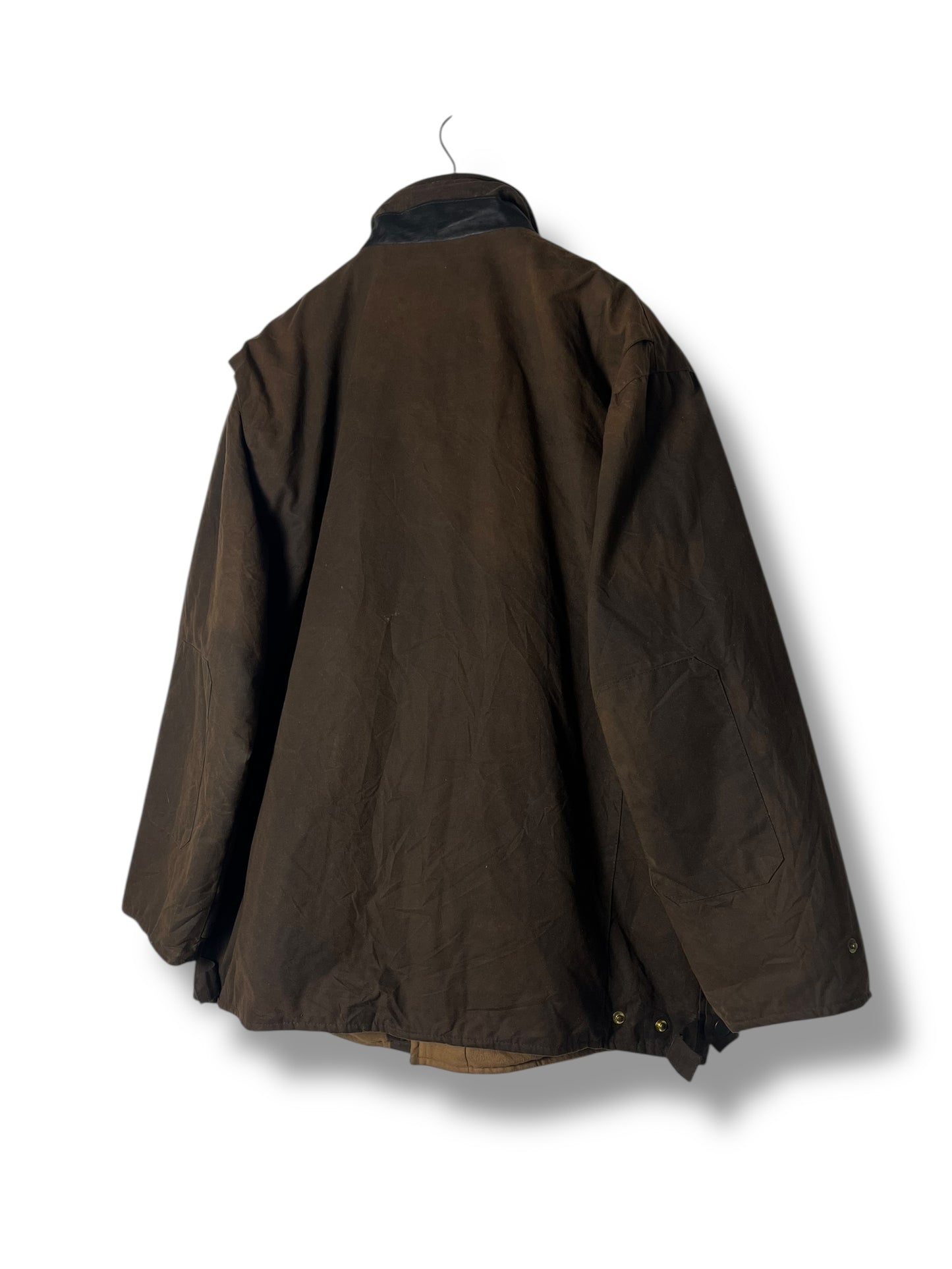 Backhouse Worker Waxed Cotton Jacket – XL – Brown
