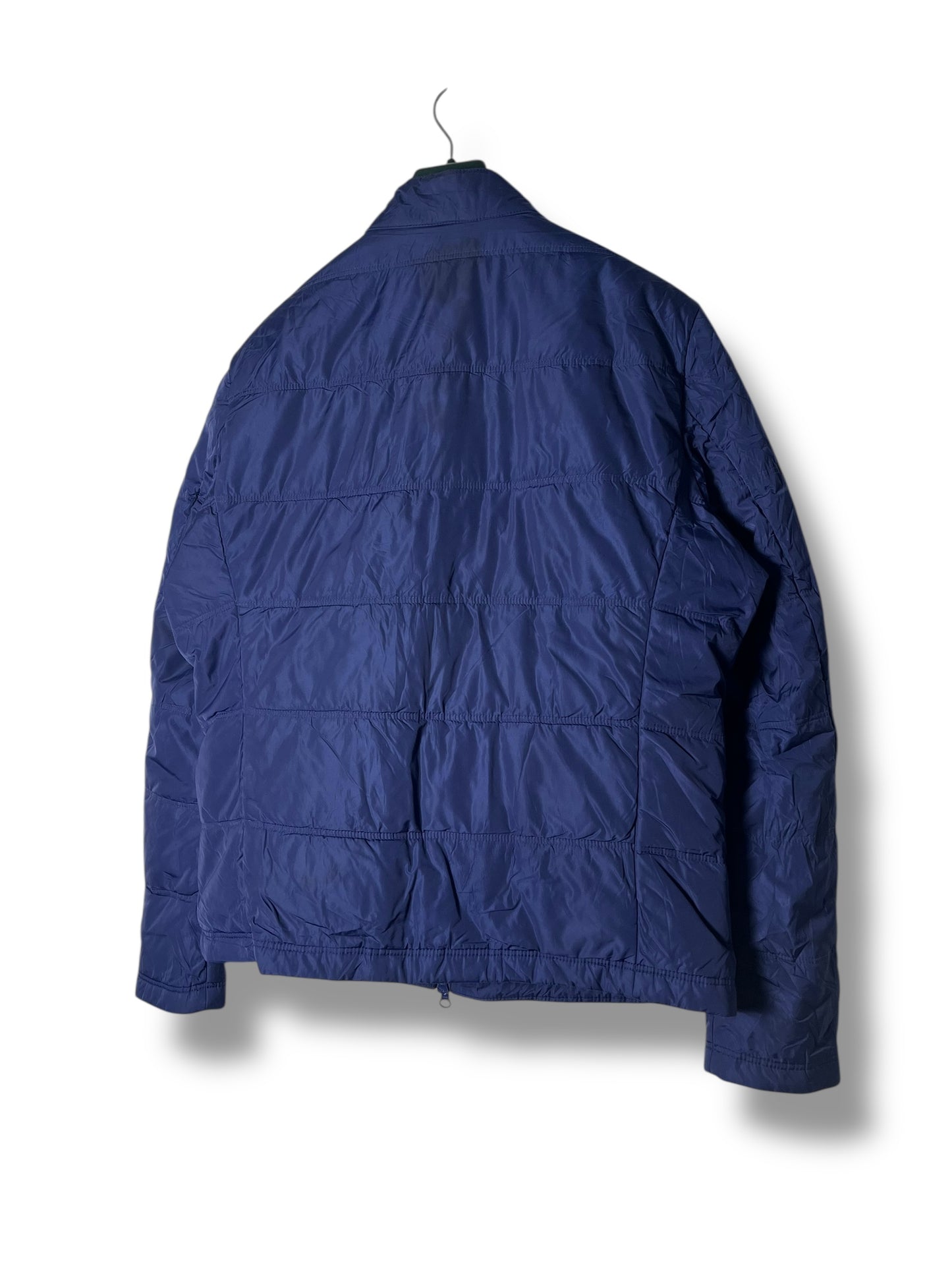 Barbour Quilted Jacket –Retail Leaven Electric Blue / Neon Green – Size L