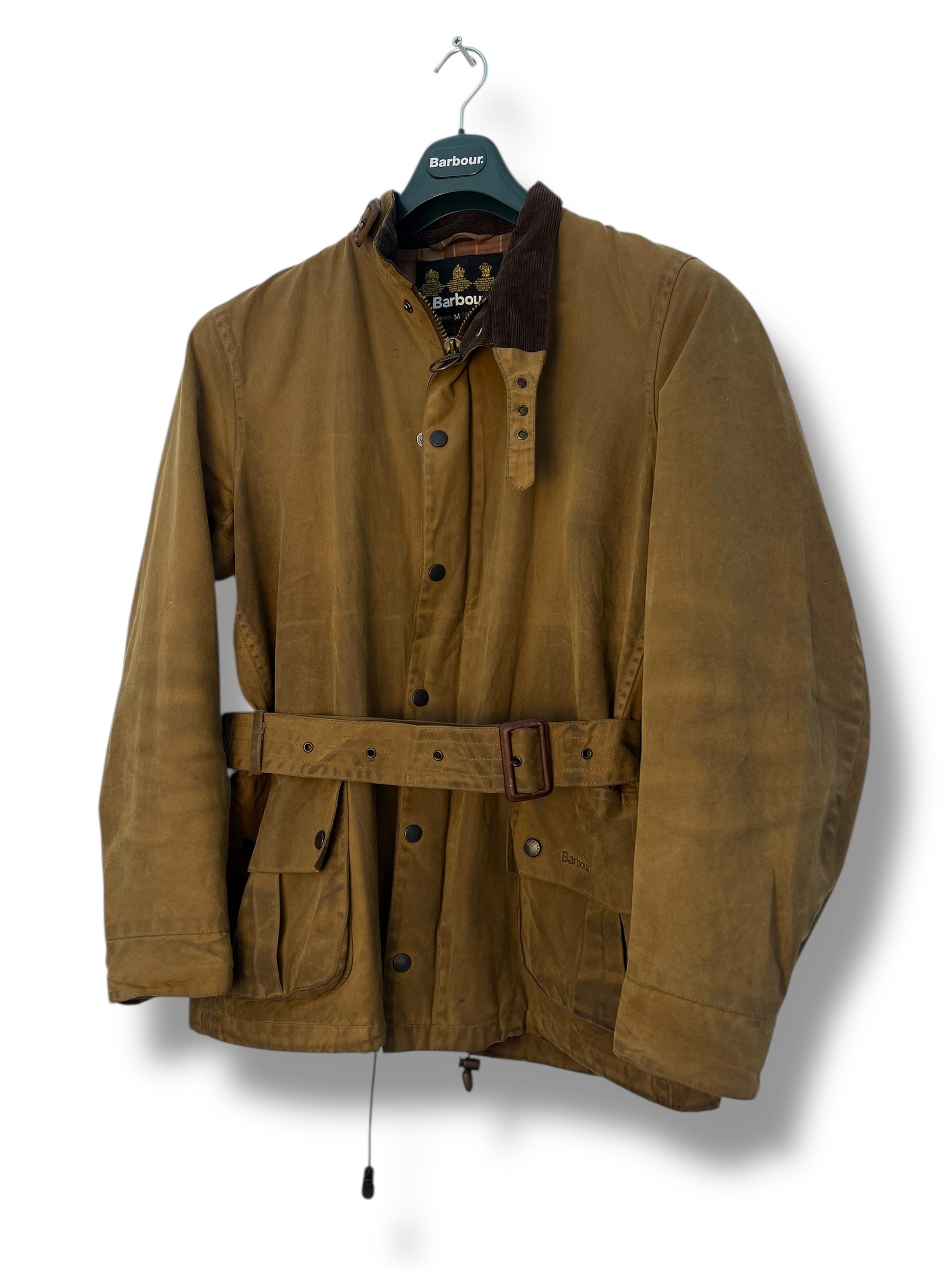 Barbour Ursula Wax Jacket Sandstone Vintage (2000s) – Size Medium