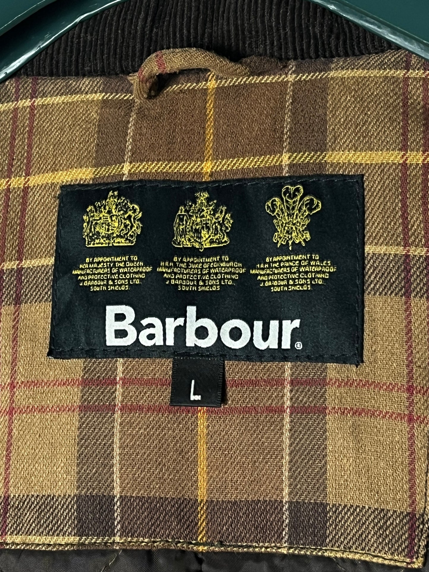 Barbour Corbridge Wax Jacket – Dark Brown – Size L