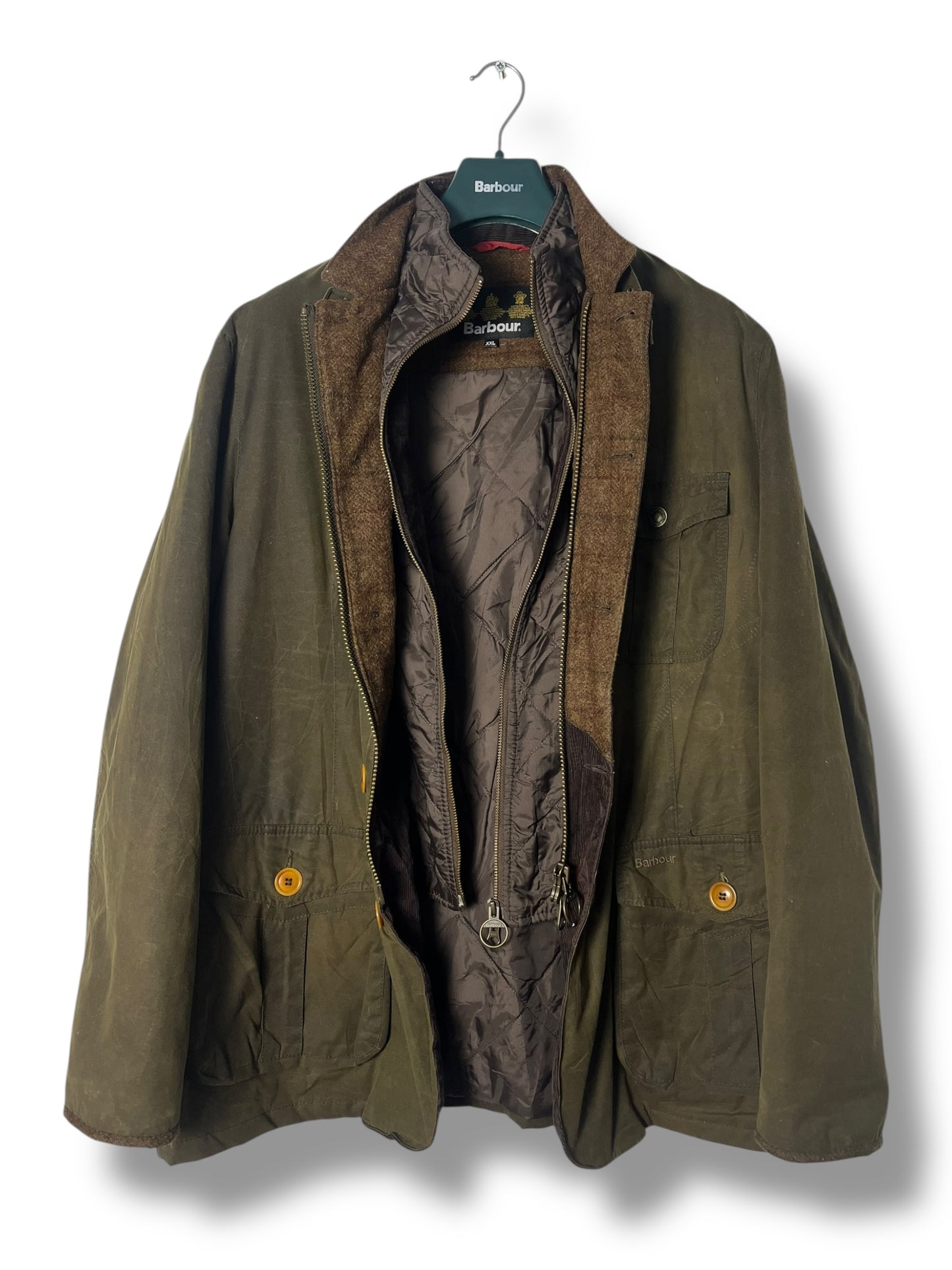 Barbour Kempt Wax Jacket – XXL (fits XL) – Moon Wool Collaboration