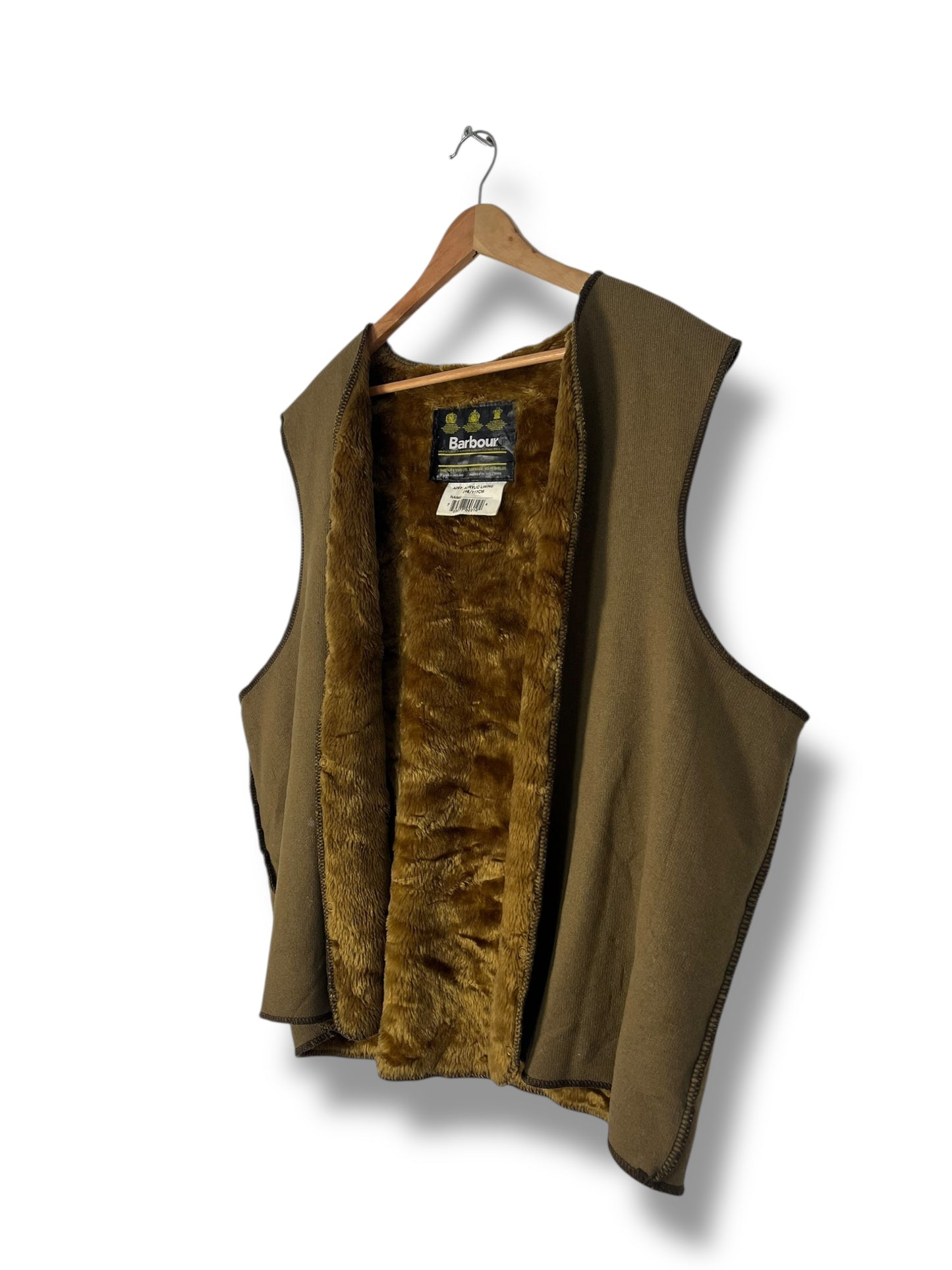 Barbour Vintage Body Warmer Liner C46– Button Clip