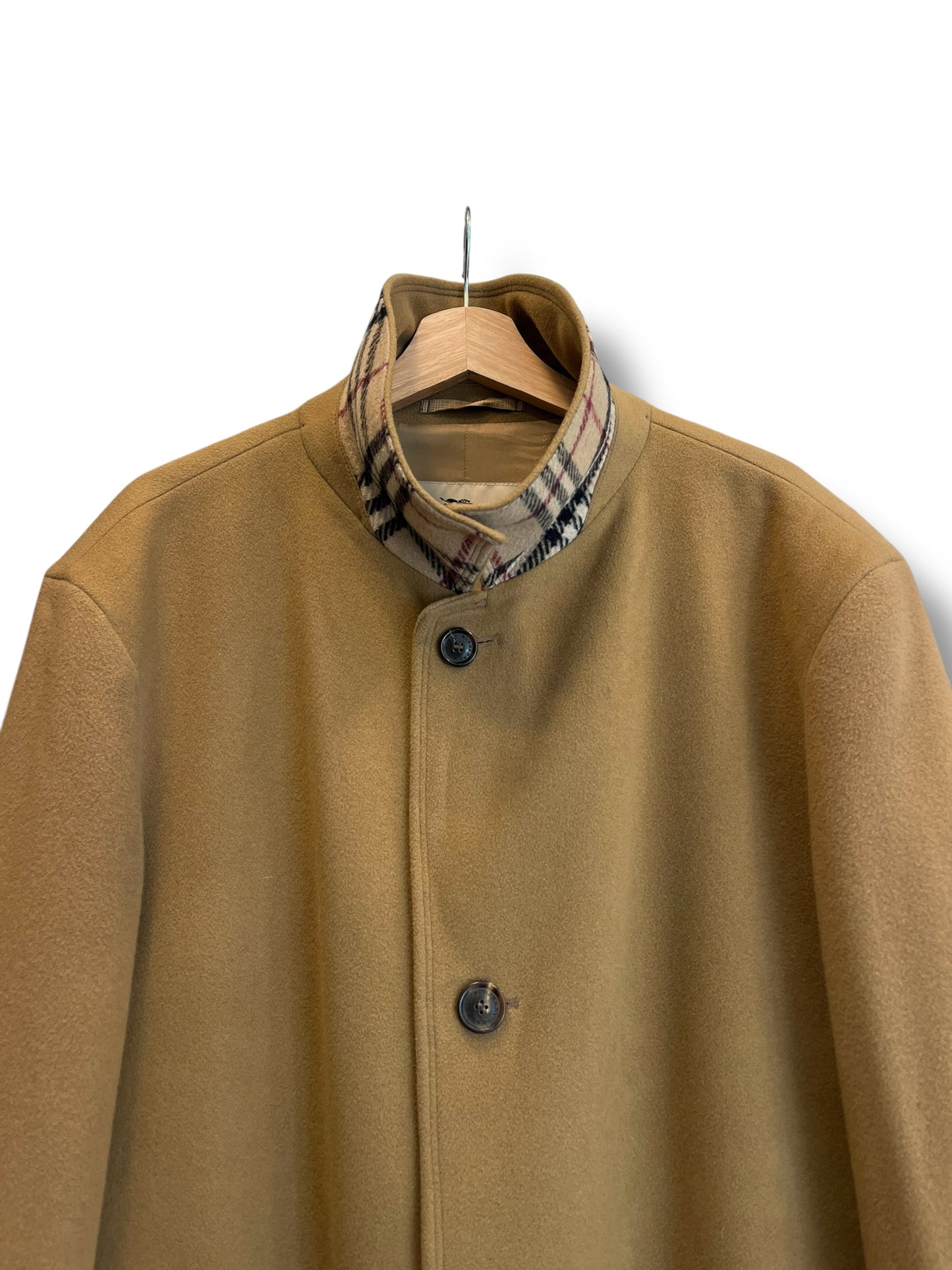 Burberry Loden Coat – Camel – Made in UK – L (Oversized Fit) Wool Cachemire
