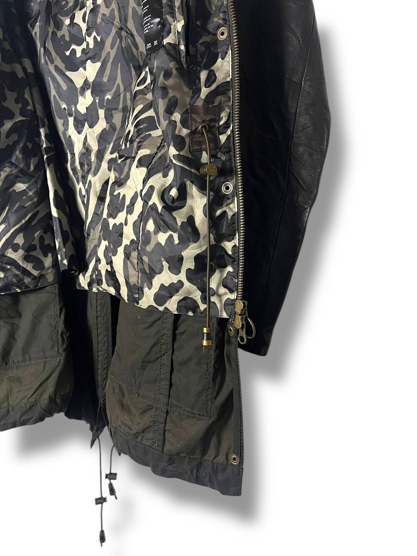 Barbour Buckinghamshire Wax Jacket – Olive & Leather (UK 12 / EU 40)