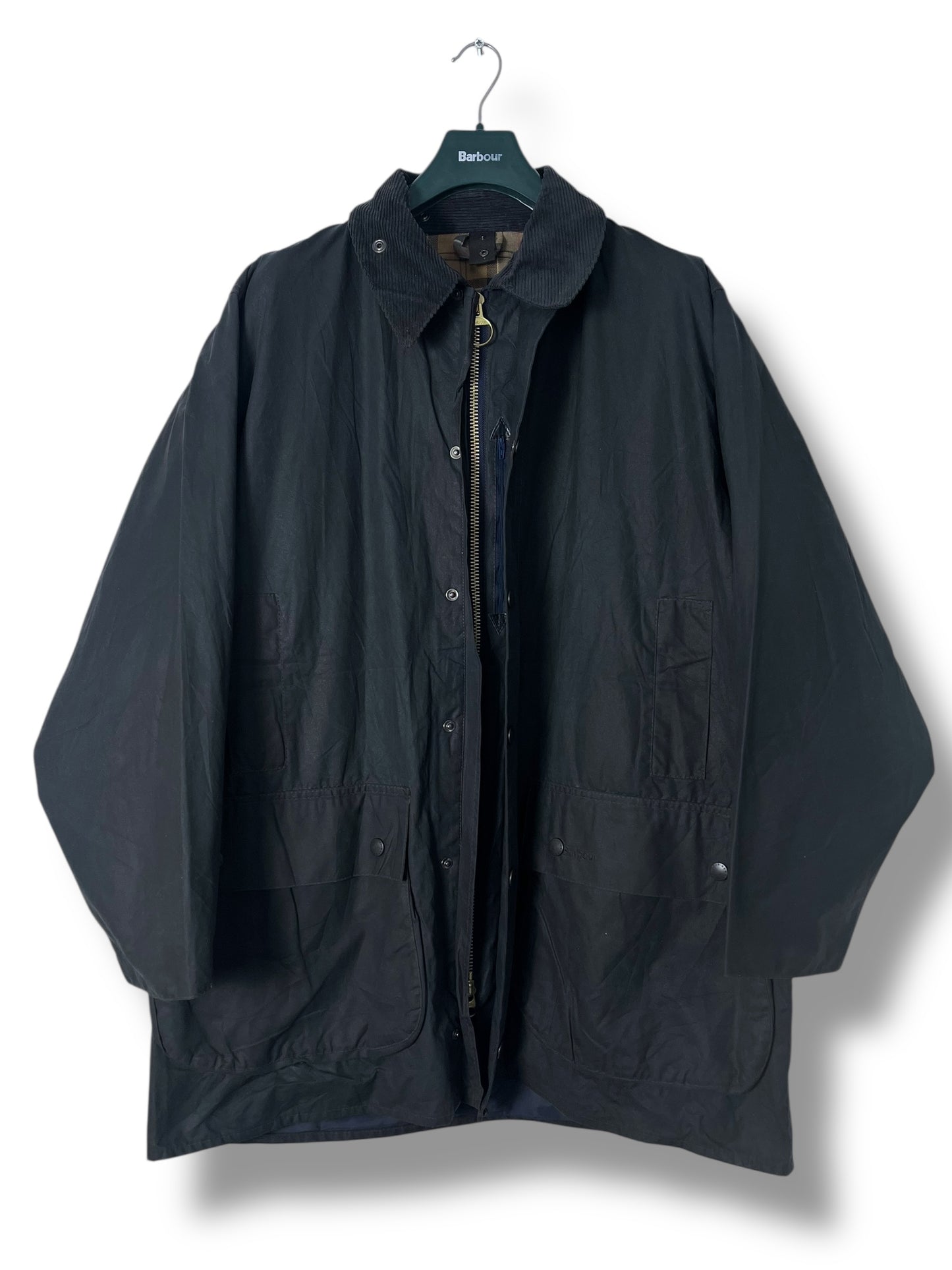 Barbour Border Jacket – Navy – C46 / 117cm