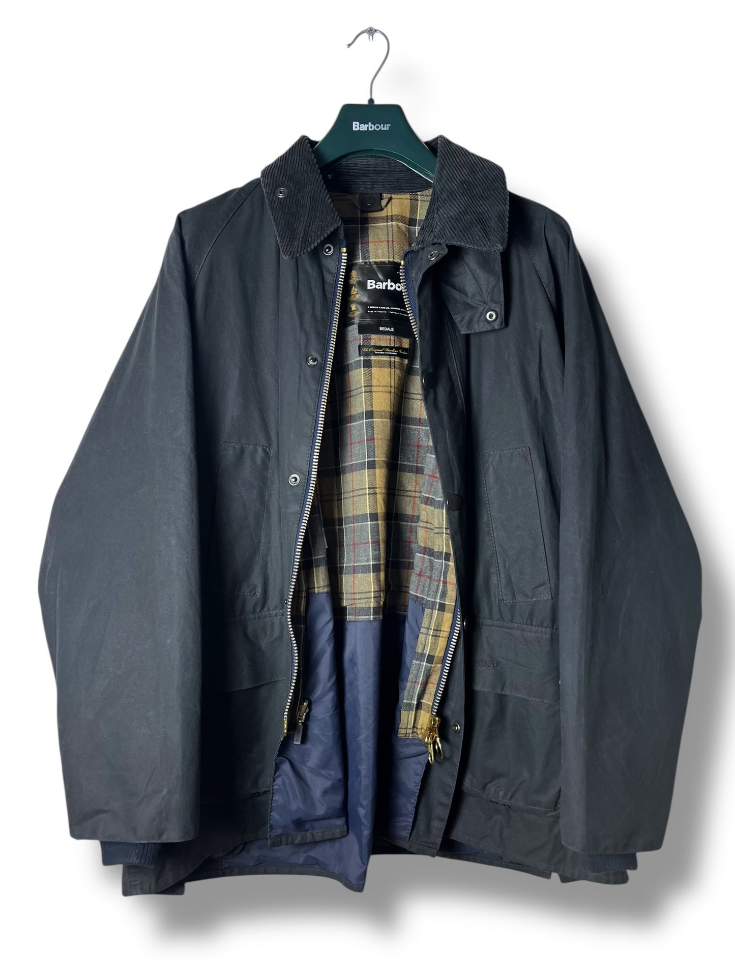 Barbour Bedale Wax Jacket – Navy – C46 XL | Selected by DRAPS