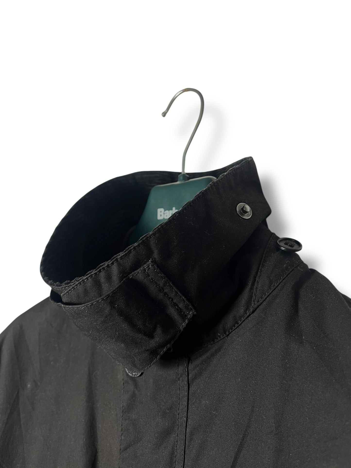 Barbour Onyx Wax Jacket Black L Field Jacket International Waxed Cotton