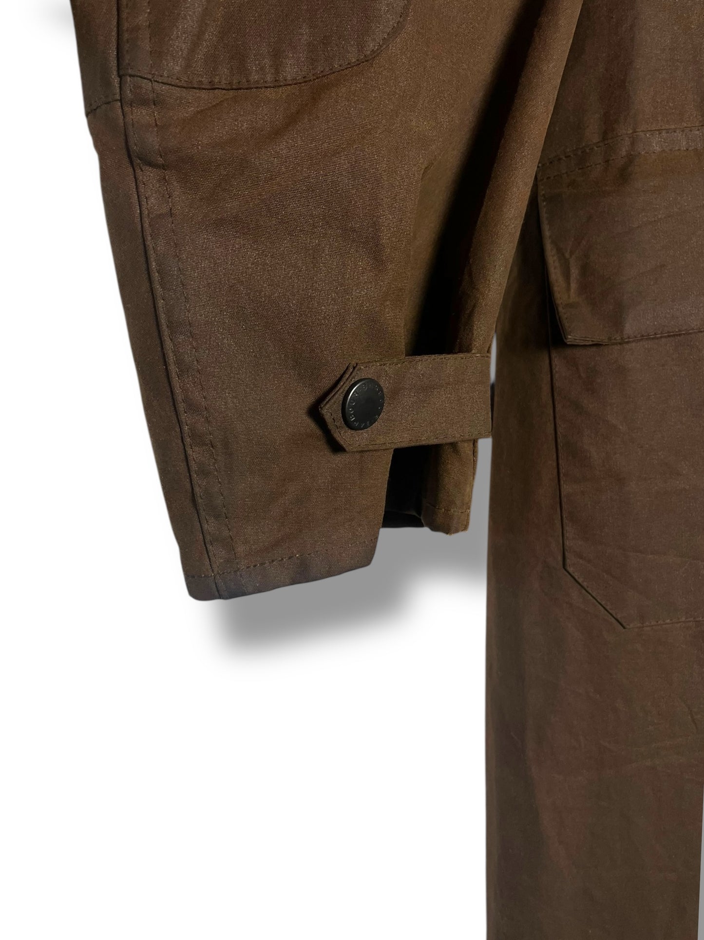 Backhouse Barbour Driza Bone Riding Coat – Vintage Brown C40