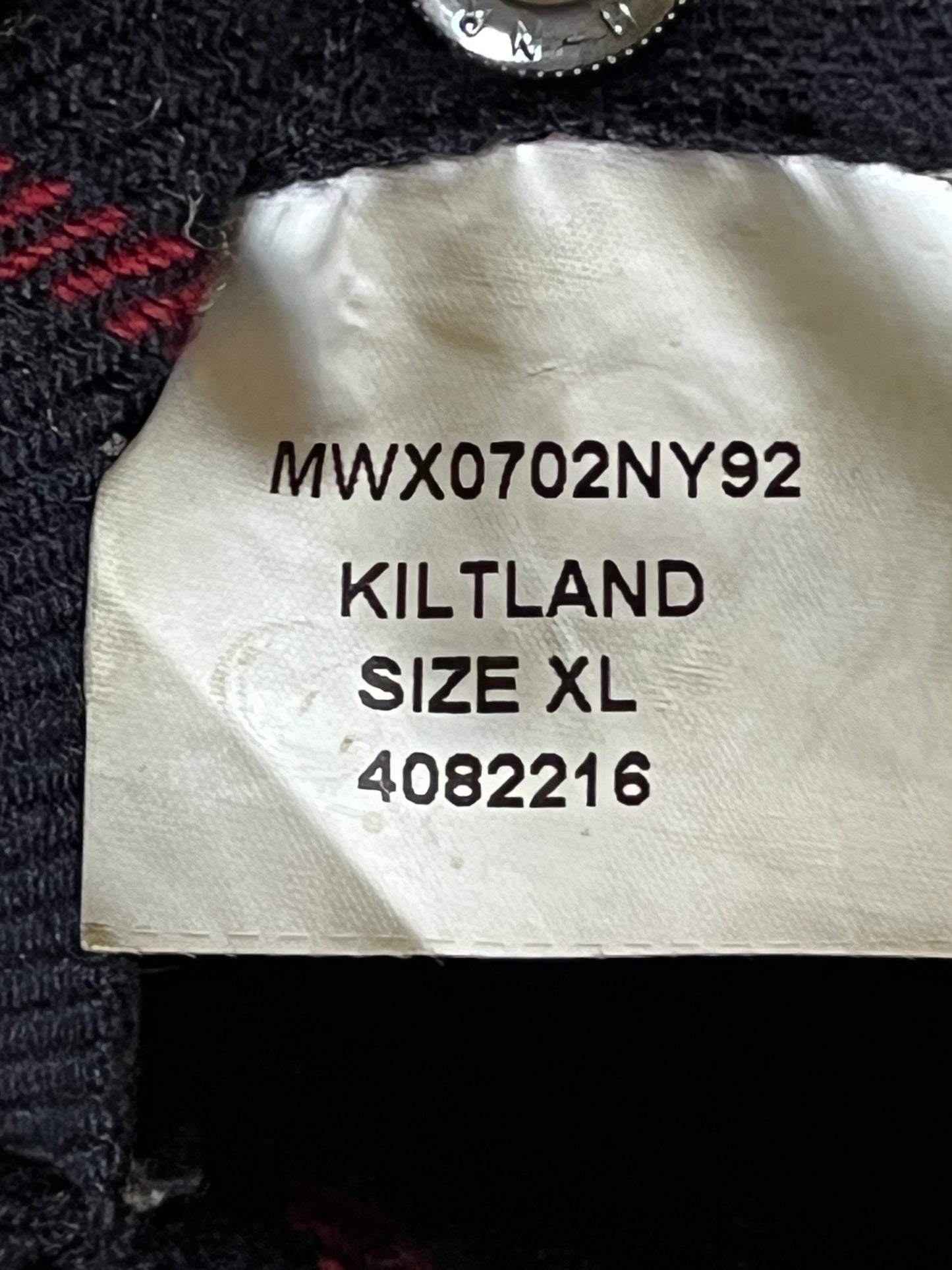 Barbour Kiltland Jacket – XL – Vintage Navy