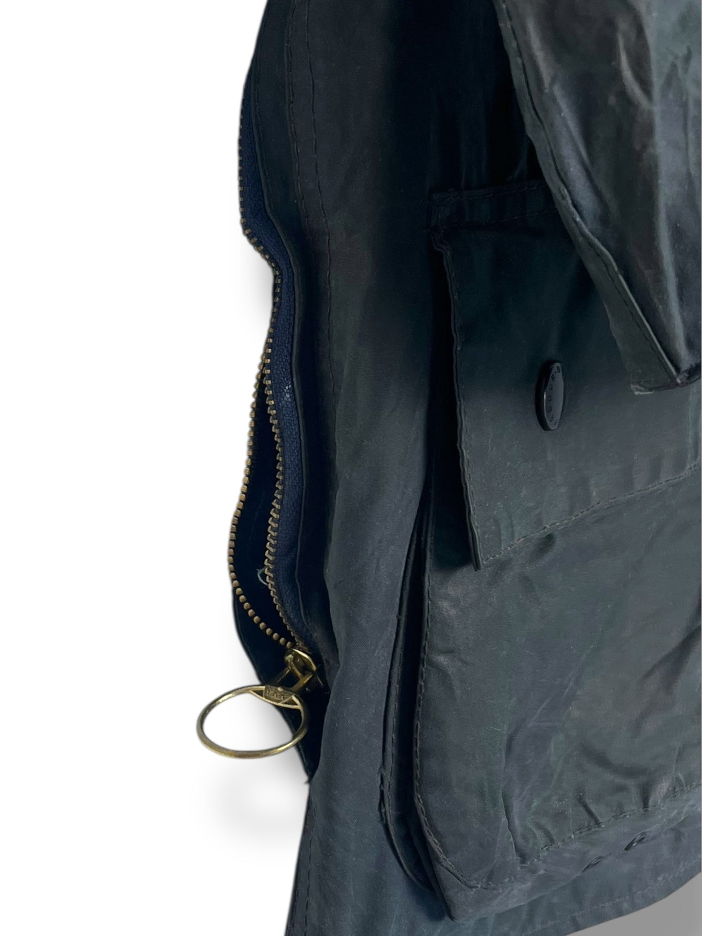 Barbour Beaufort Jacket C42 Navy Vintage 2000 (with Hood)