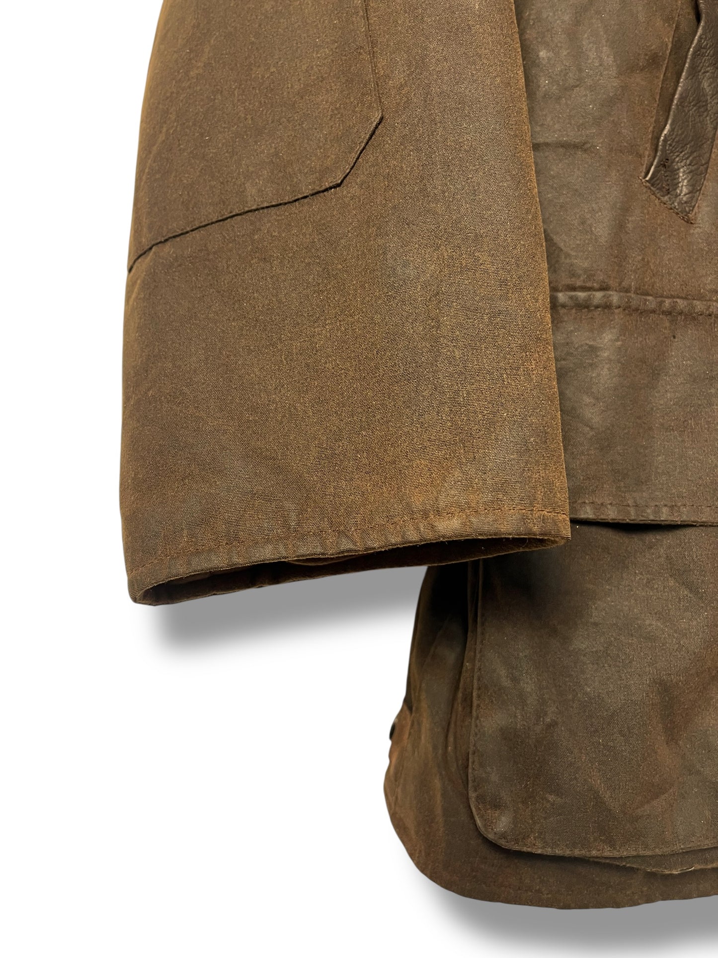 Backhouse Worker Wax Jacket Brown Heavy Waxed Cotton New Zealand