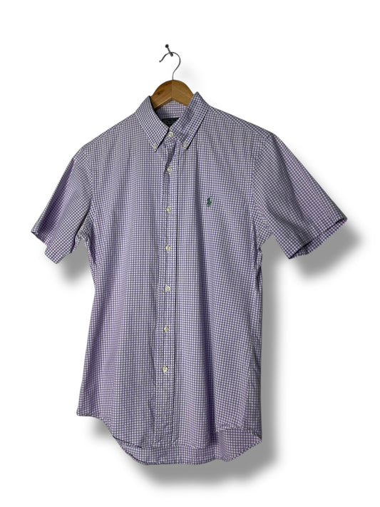 Ralph Lauren Polo Custom Fit Women’s Shirt Purple Gingham – Size S