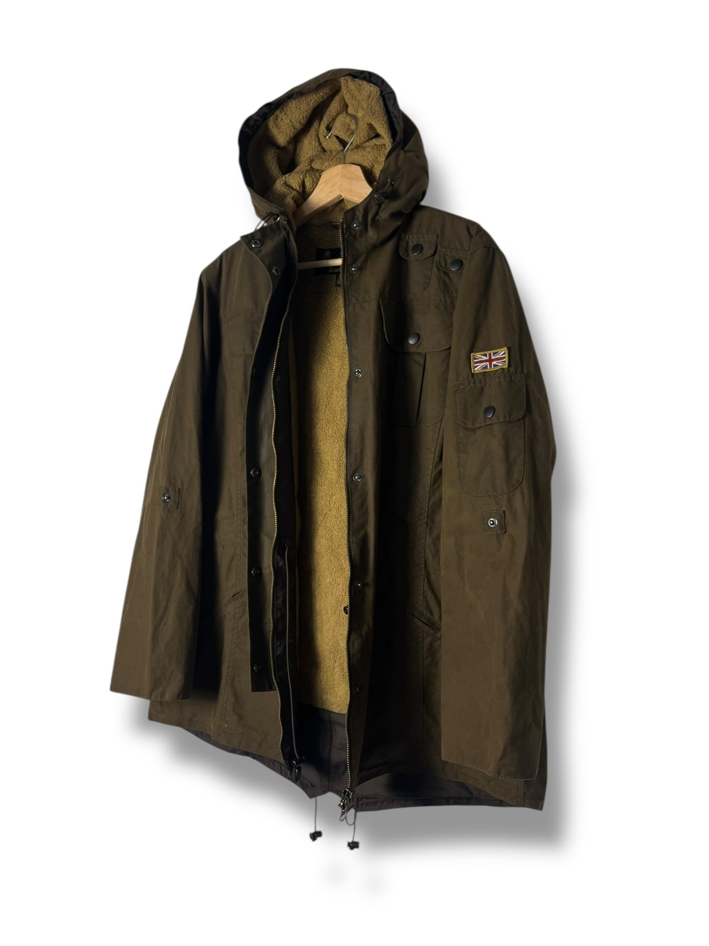 Barbour Winter Force Parka Olive UK18 XL