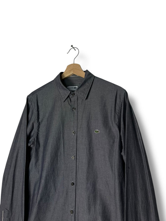 Lacoste Grey Slim Fit Shirt Size 39 (S/M)