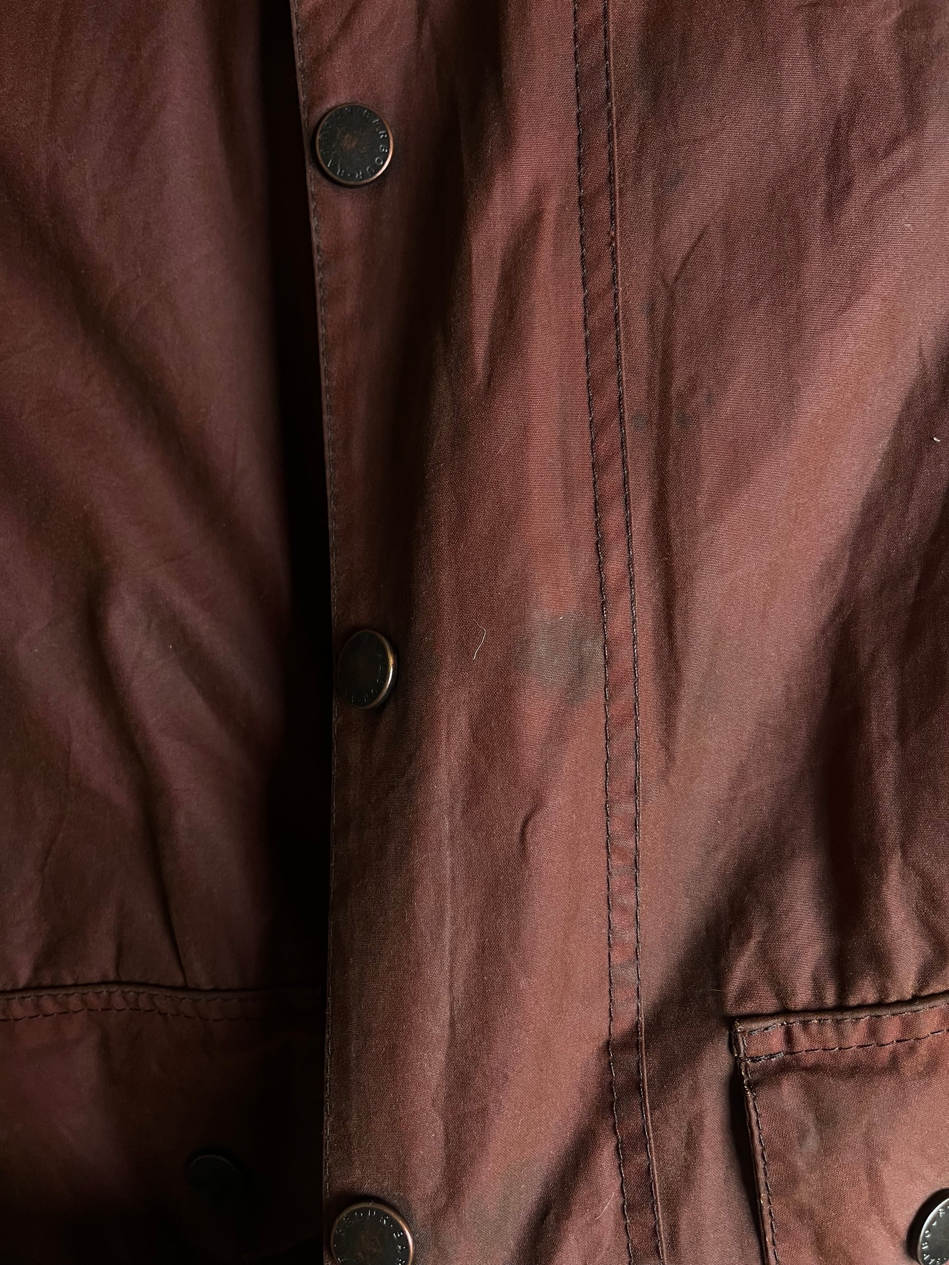 Barbour Beaufort Jacket – Rust – Vintage 2000s (C40/102cm) – Draps