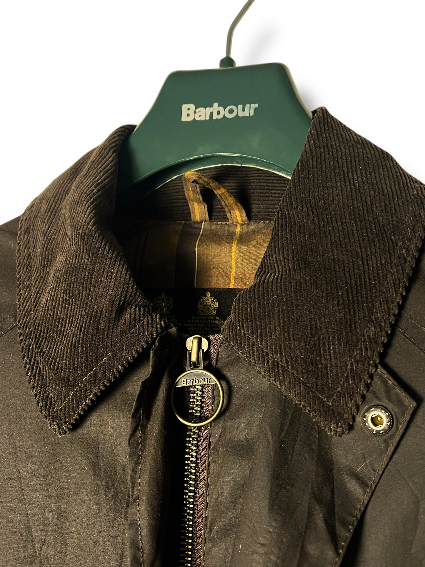 Barbour Flyweight Wax Jacket – Brown – Size M (Fits L)