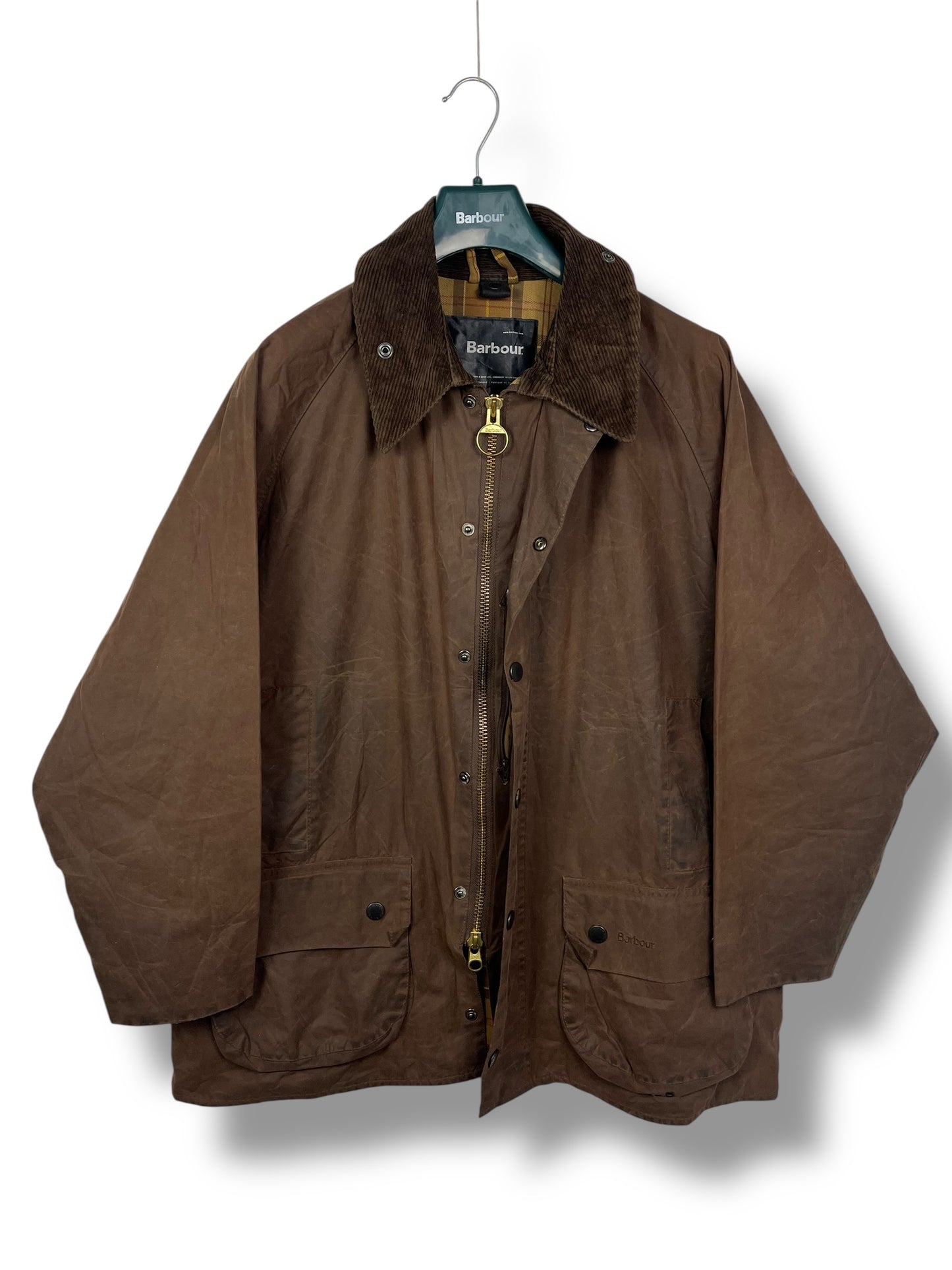 Barbour Beaufort A231 Wax Jacket – Brown – C46 (XL)
