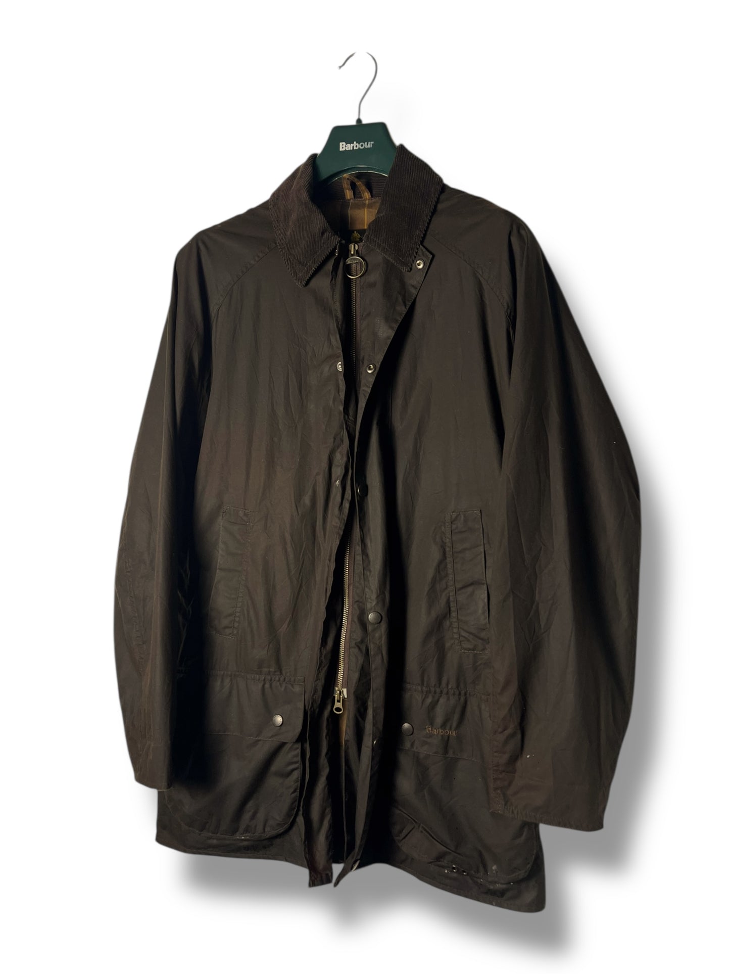 Barbour Flyweight Wax Jacket – Brown – Size M (Fits L)