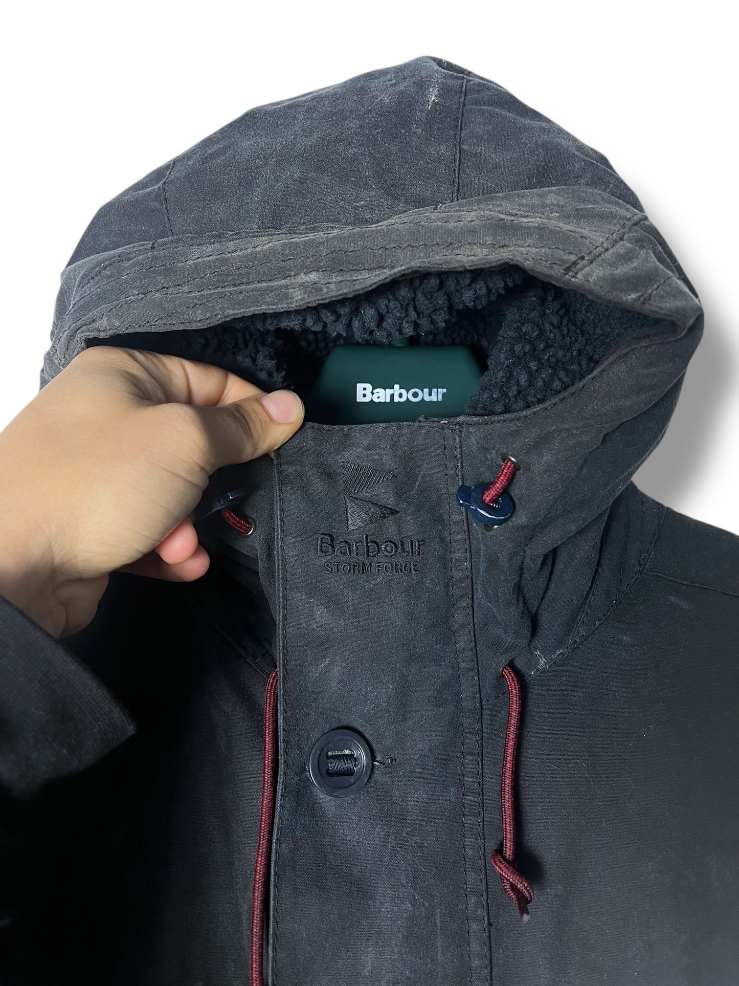 Barbour Ordel Storm Force Parka – Blue – Size S