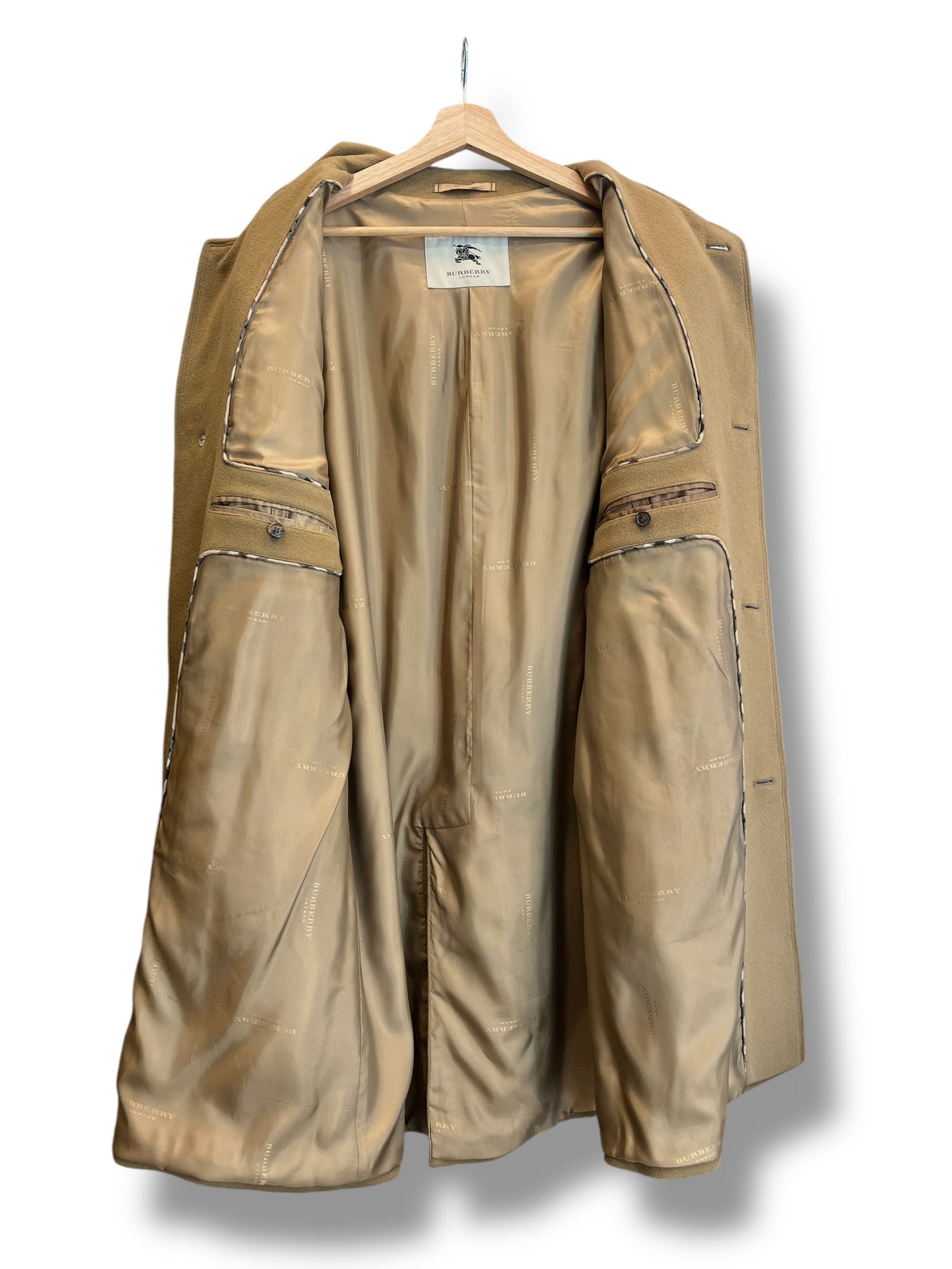 Burberry Loden Coat – Camel – Made in UK – L (Oversized Fit) Wool Cachemire