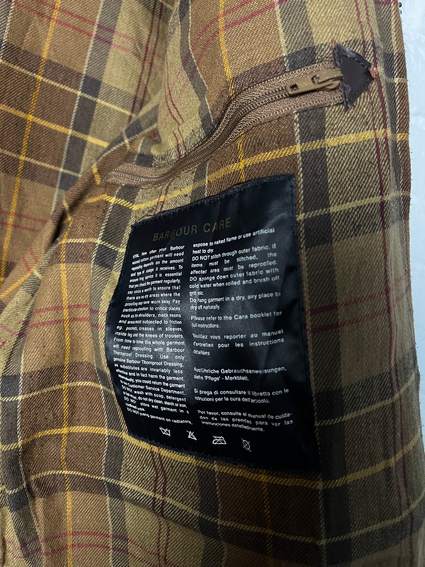 Rare Barbour Cowen Commando Jacket – Rust – C48