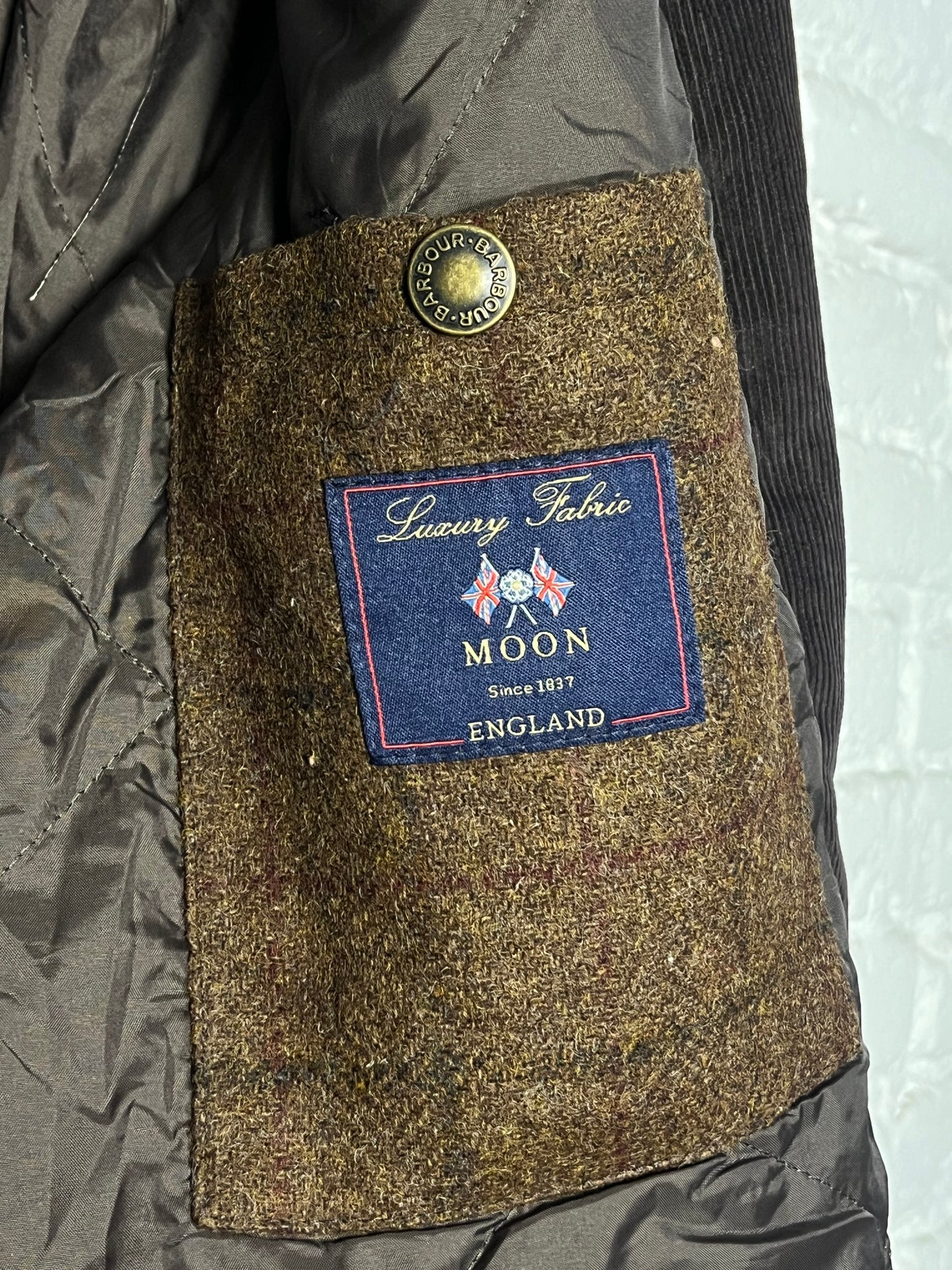 Barbour Kempt Wax Jacket – XXL (fits XL) – Moon Wool Collaboration