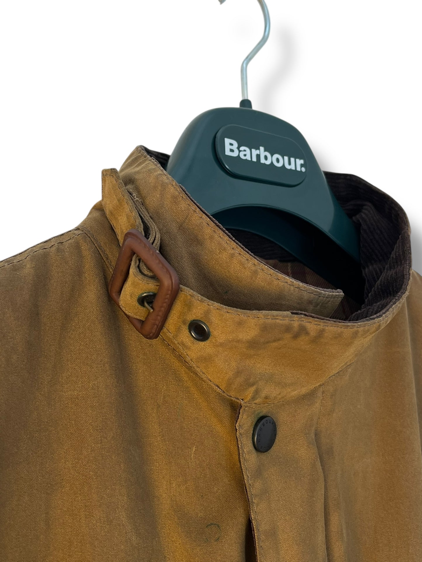 Barbour Ursula Wax Jacket Sandstone Vintage (2000s) – Size Medium