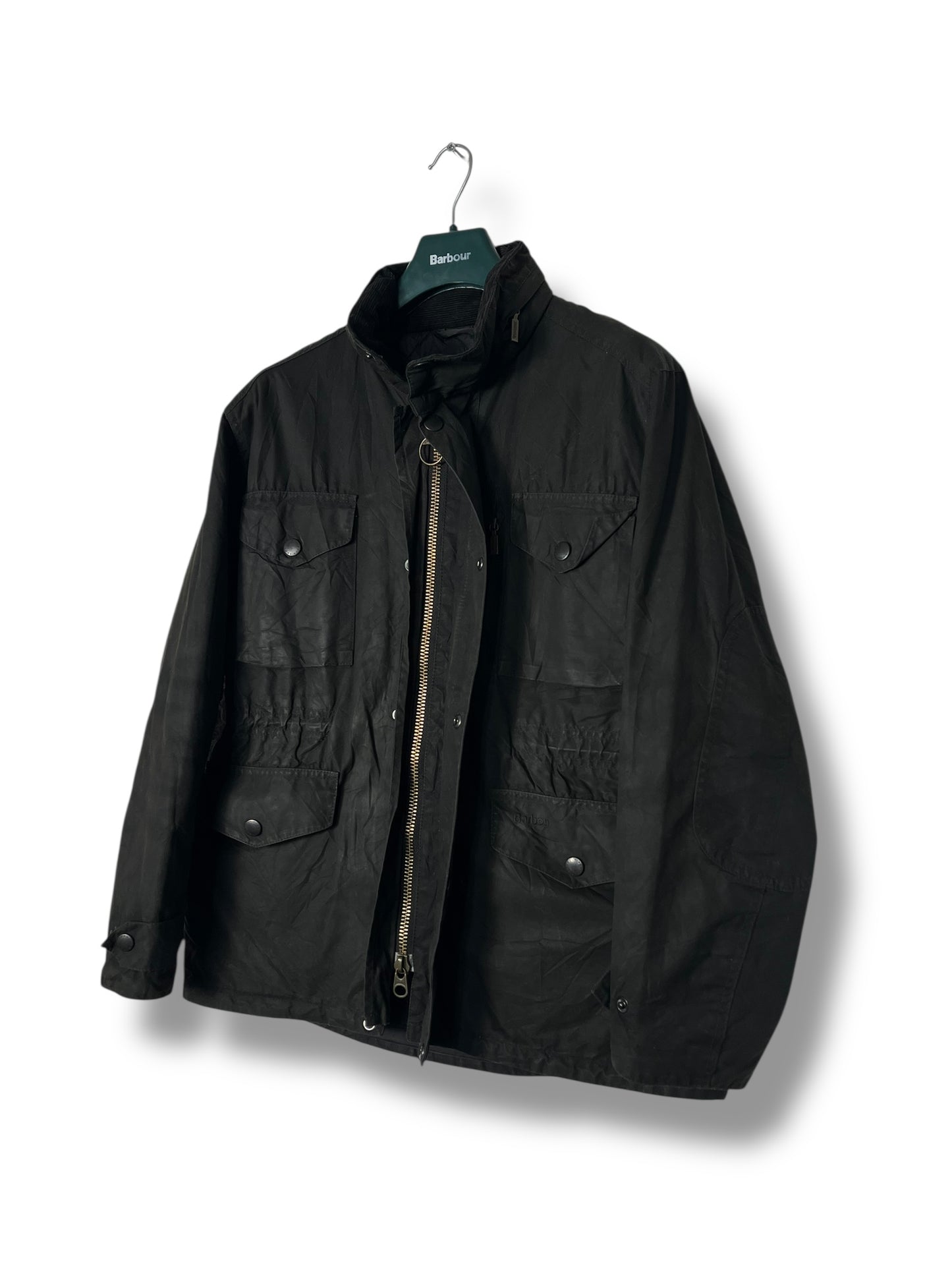 Barbour Sapper Wax Jacket M Black Vintage 2000’s