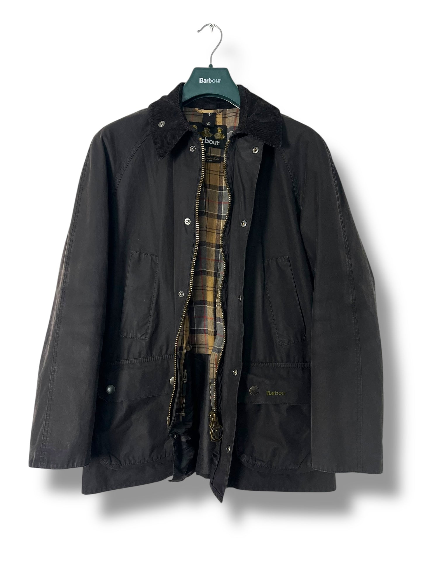 Barbour Ashby MWX0873BK91 – Vintage Black Wax Jacket (Size M)