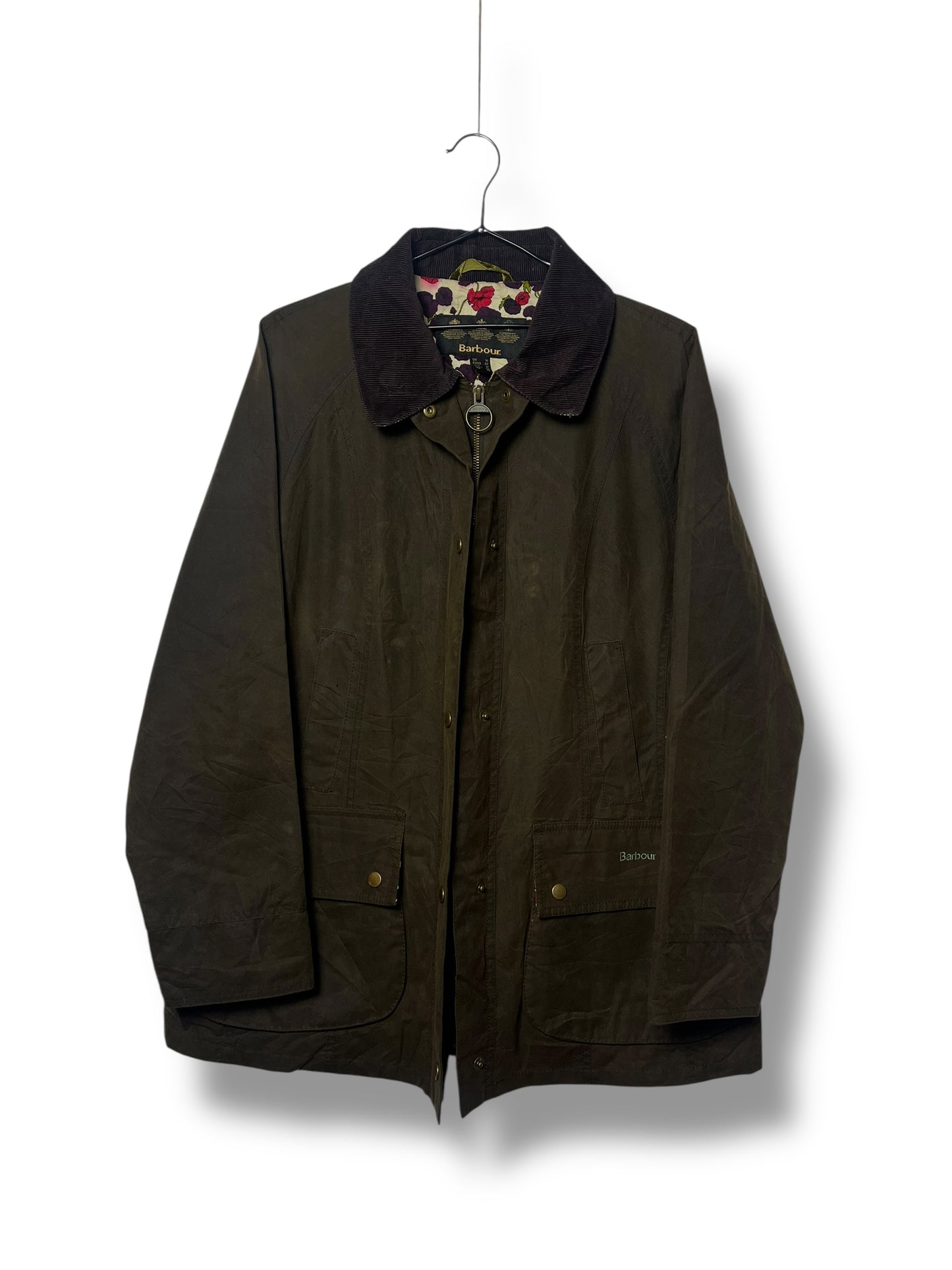 Barbour Beadnell Printed – Wax Jacket – UK16/XL