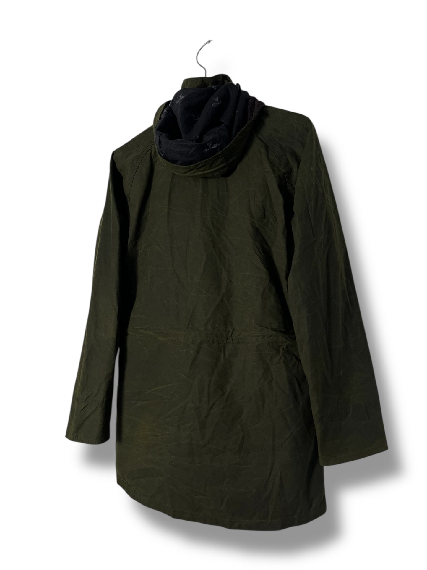 Barbour Waxed Parka – Sage Green – Women’s UK 8