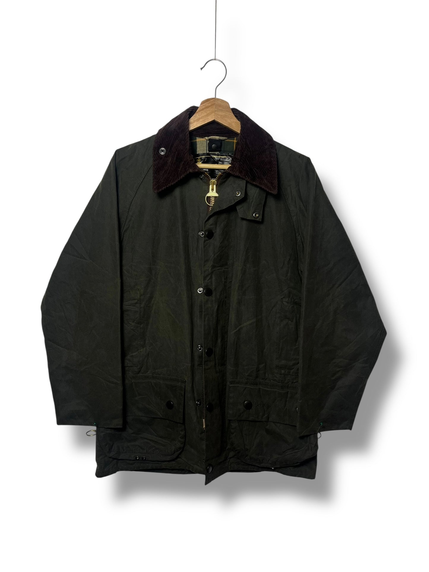 Barbour Beaufort Wax Jacket – Sage – C34 (XS)