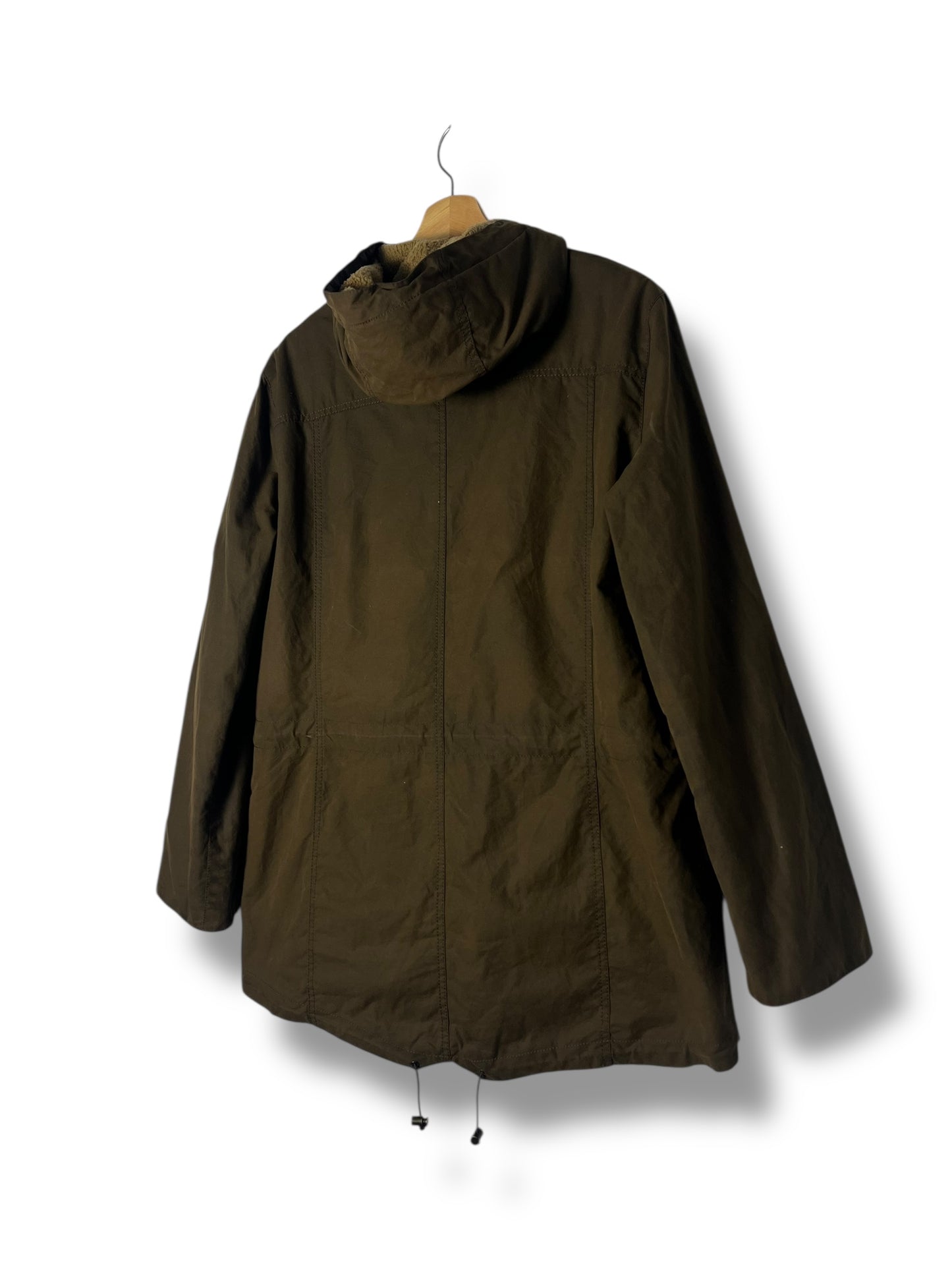 Barbour Winter Force Parka Olive UK18 XL