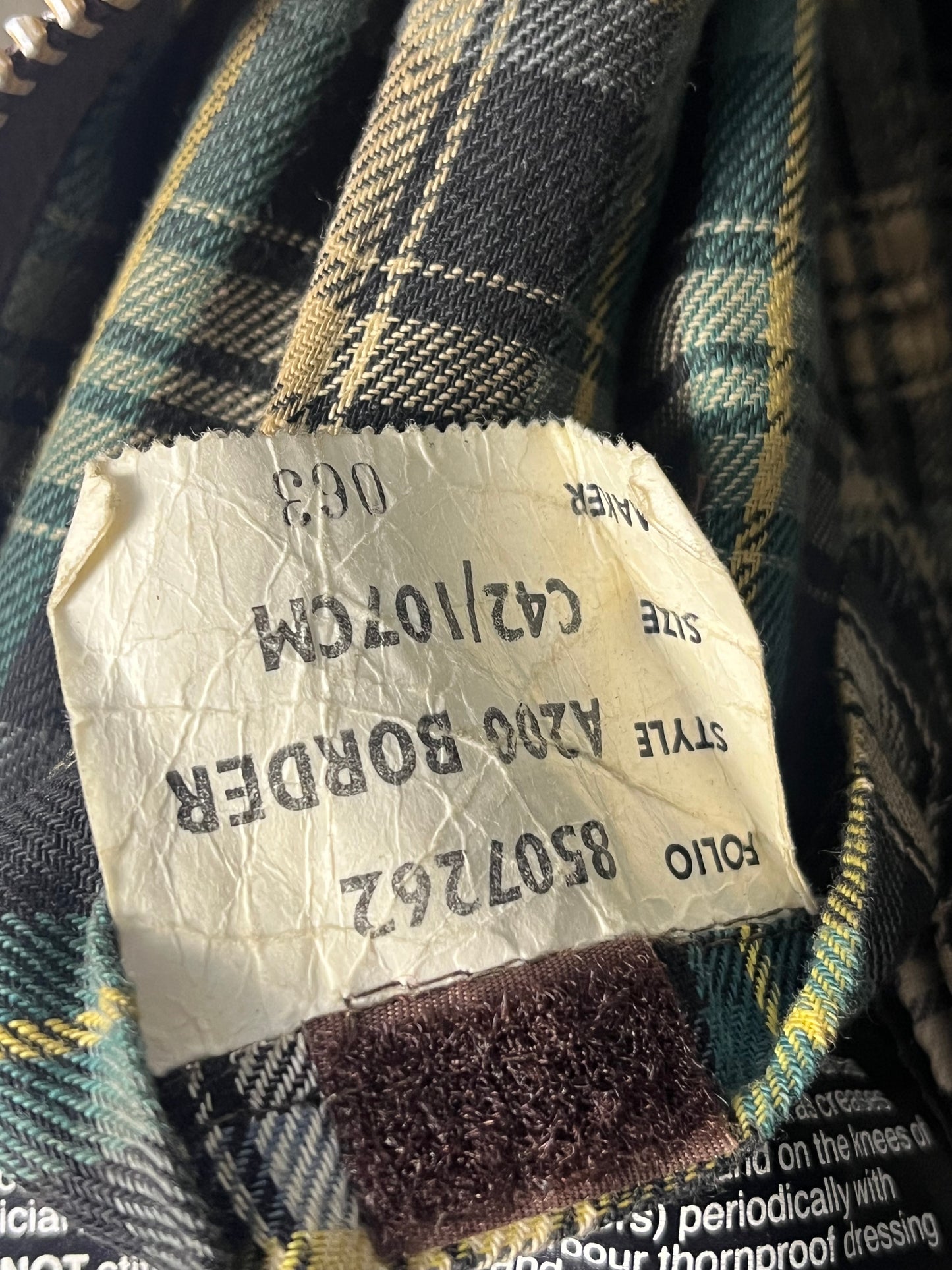 Barbour Border Wax Jacket C42 – 1985 – Vintage