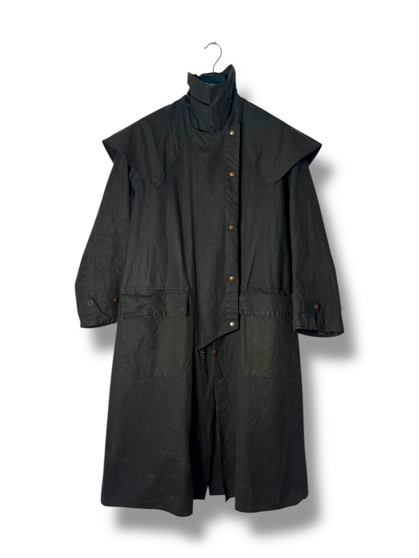 Barbour Backhouse Vintage Navy Raincoat C34 – 1990s Drizabone