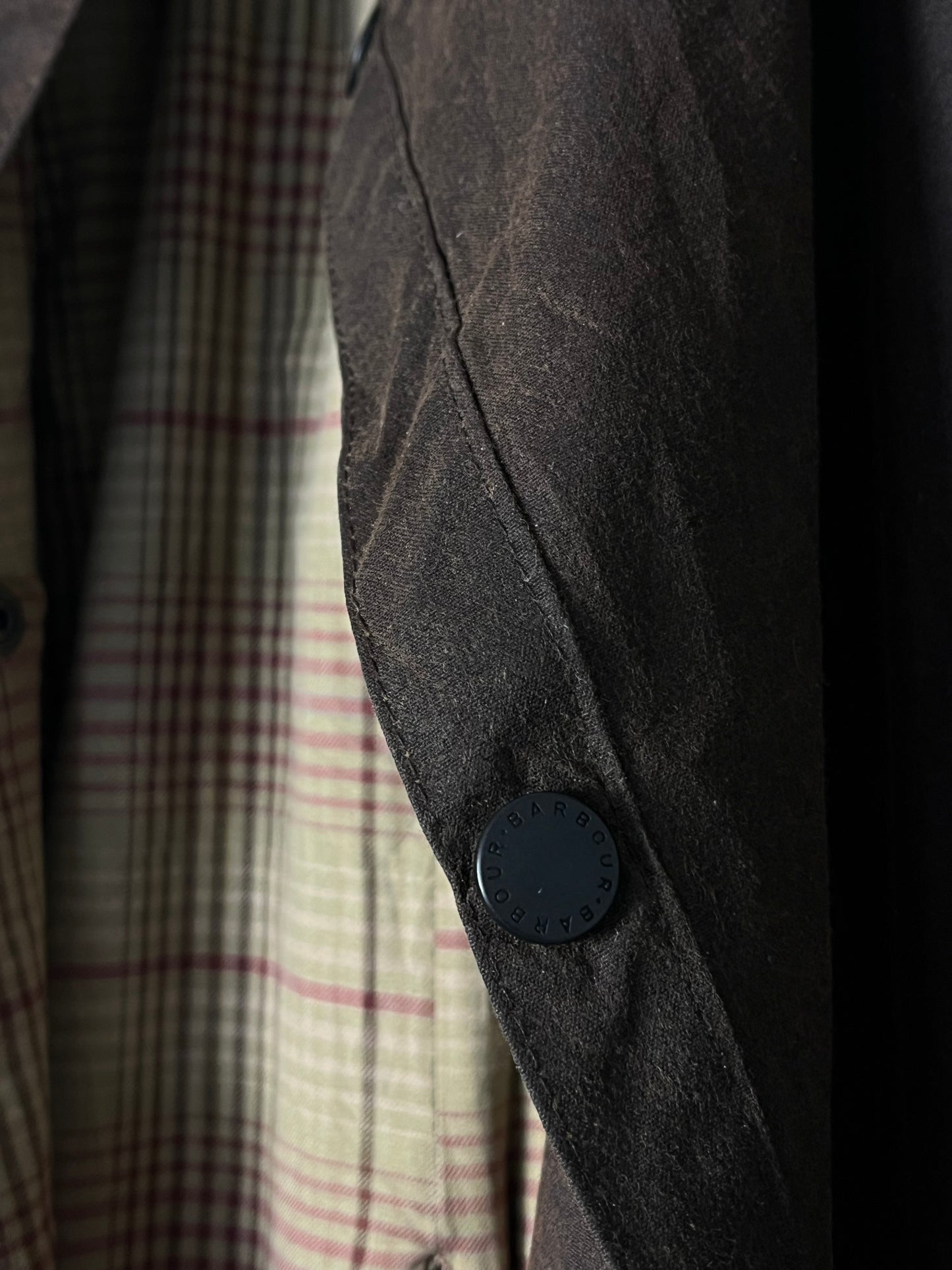 Barbour Stockman Wax Coat Brown XXL (2000s)