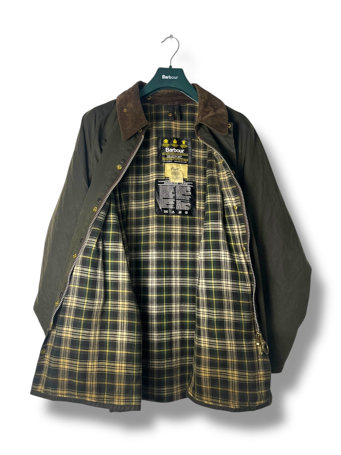 Barbour Beaufort Jacket – Sage Green (C48 / 124cm, 1993)