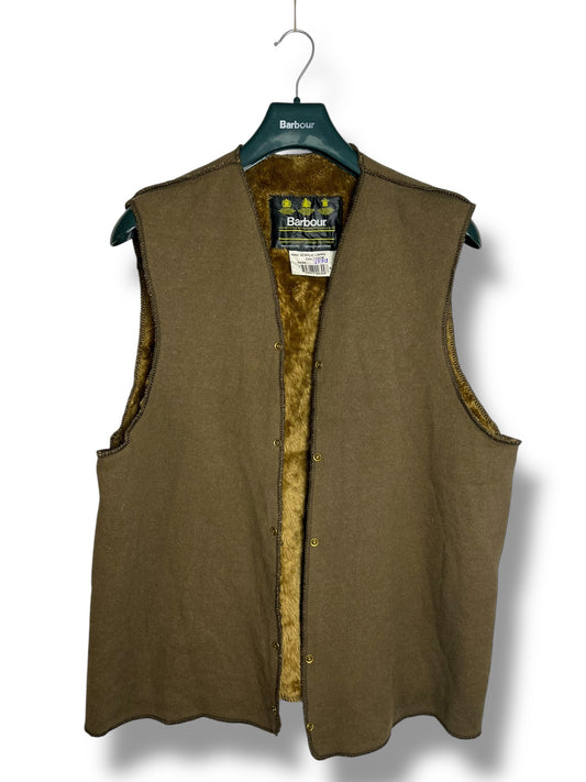 A297 Barbour Vintage C44 Bodywarmer Liner Button Version