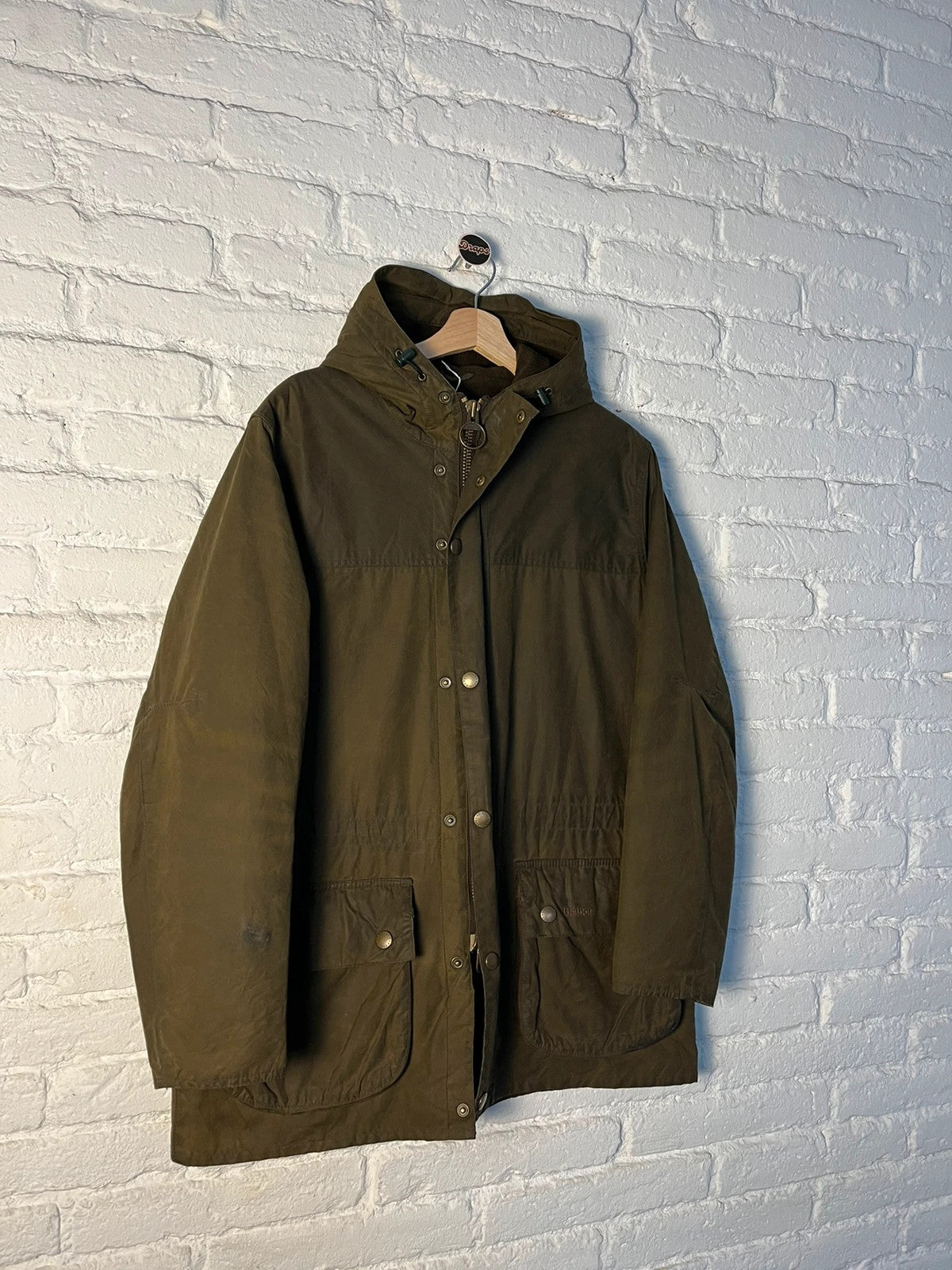 Barbour Winter Durham – L – Dark Green – Fully Lined Wax Jacket