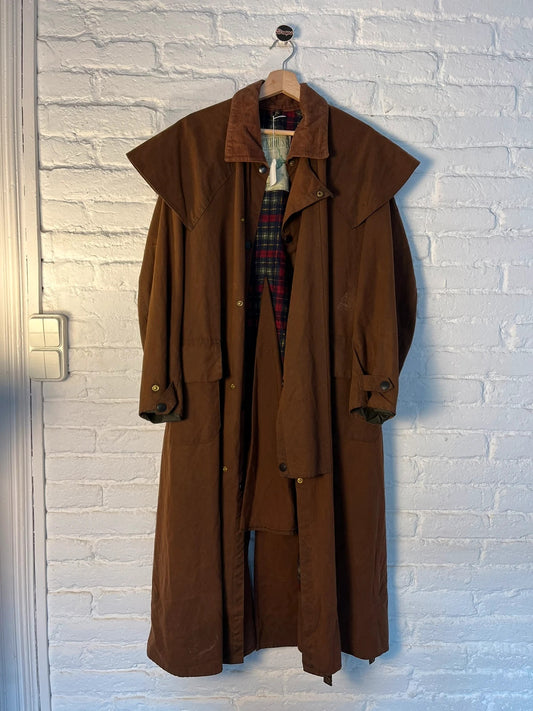 Vintage Barbour Backhouse Long Coat – Brown – C40