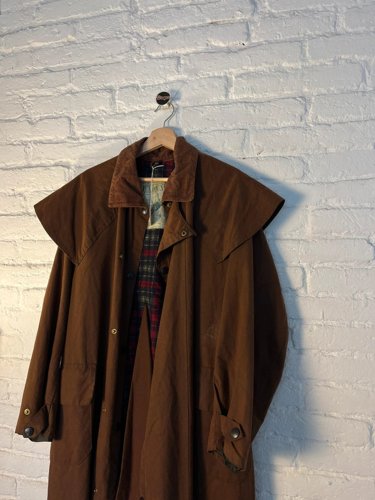 Vintage Barbour Backhouse Long Coat – Brown – C40