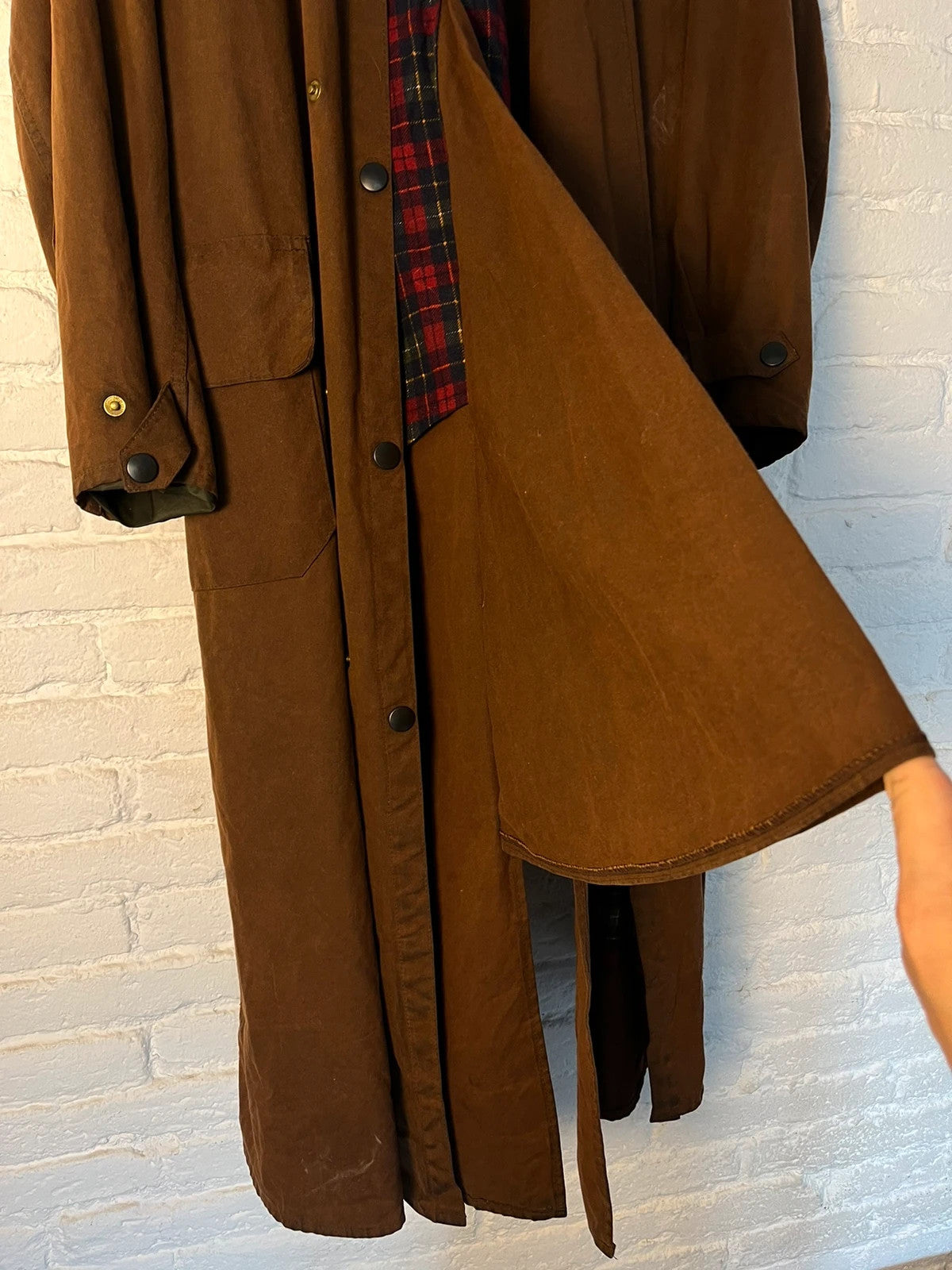 Vintage Barbour Backhouse Long Coat – Brown – C40