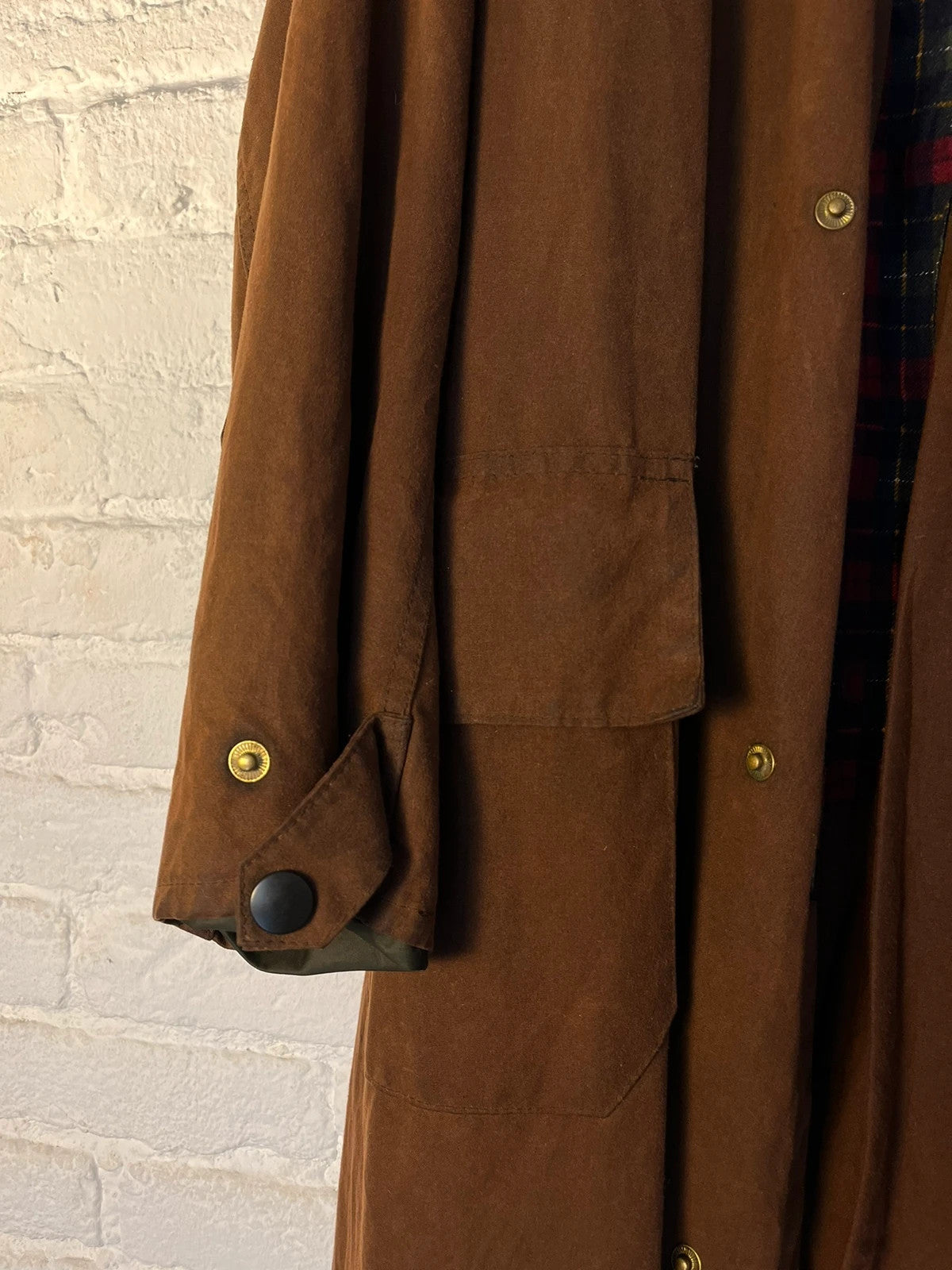 Vintage Barbour Backhouse Long Coat – Brown – C40