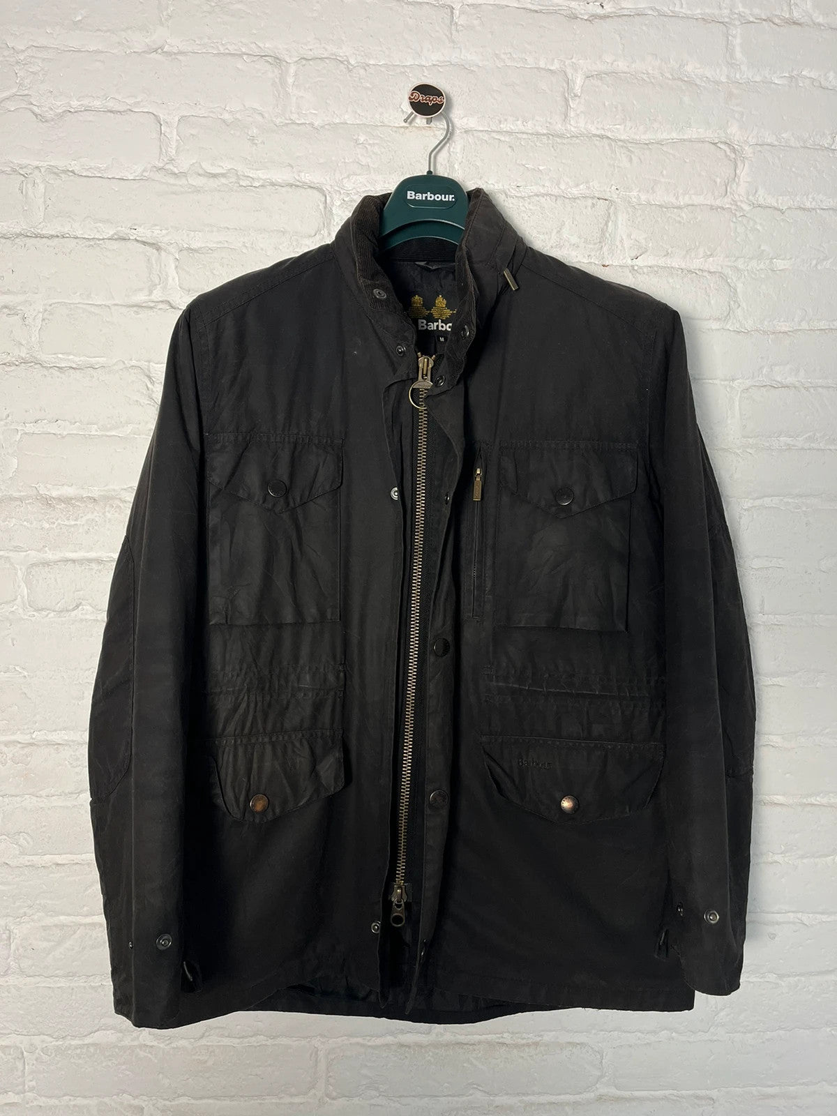 Barbour Sapper Jacket - Black - Size M