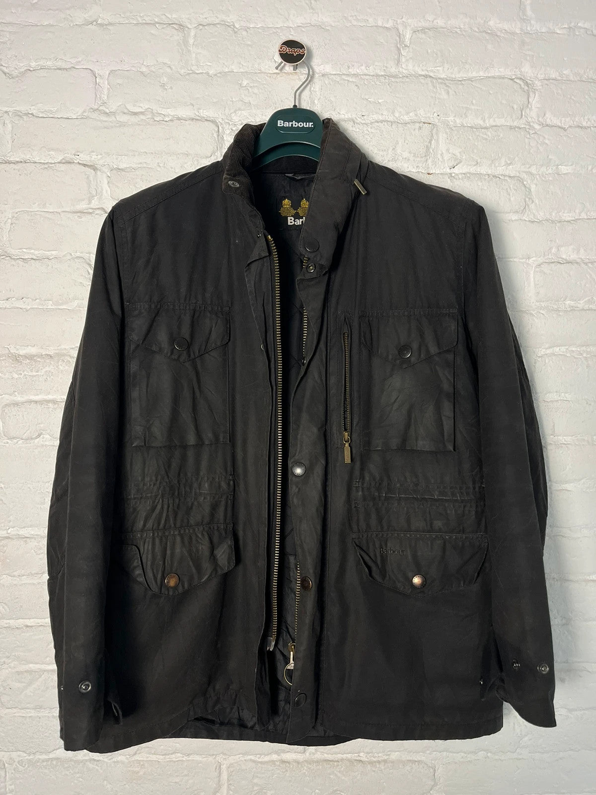 Barbour Sapper Jacket - Black - Size M